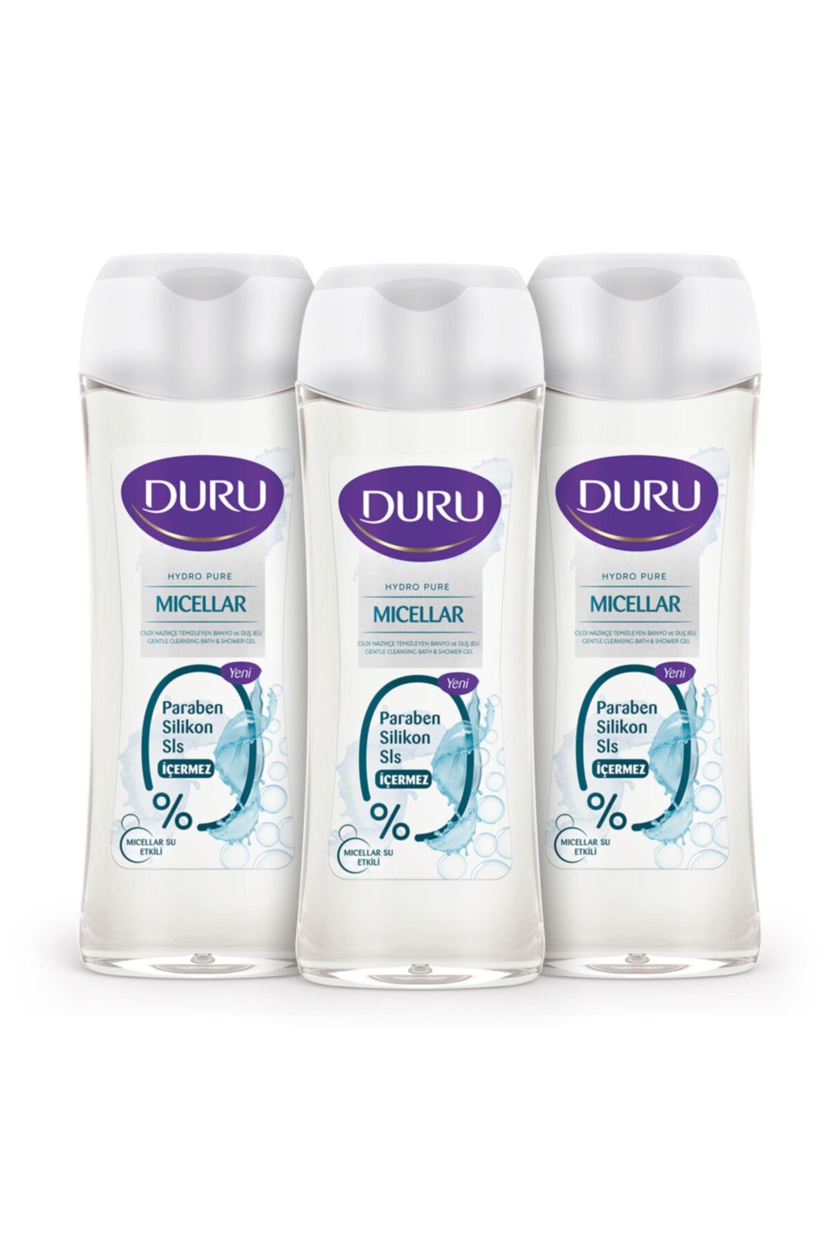 Duru Micellar H2O Duş Jeli 3x450ml