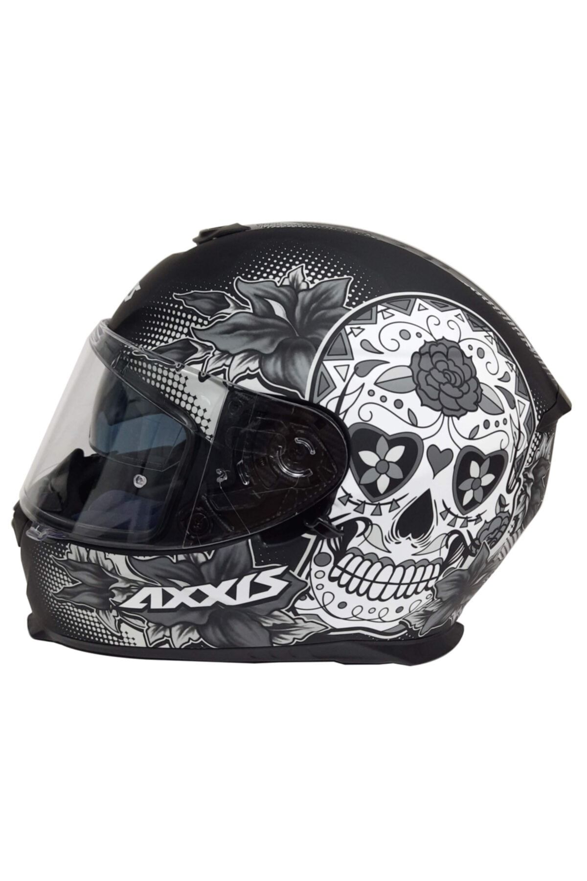 AXXIS Eagle Sv Mexıcan Skull A21 Matt Black Grey