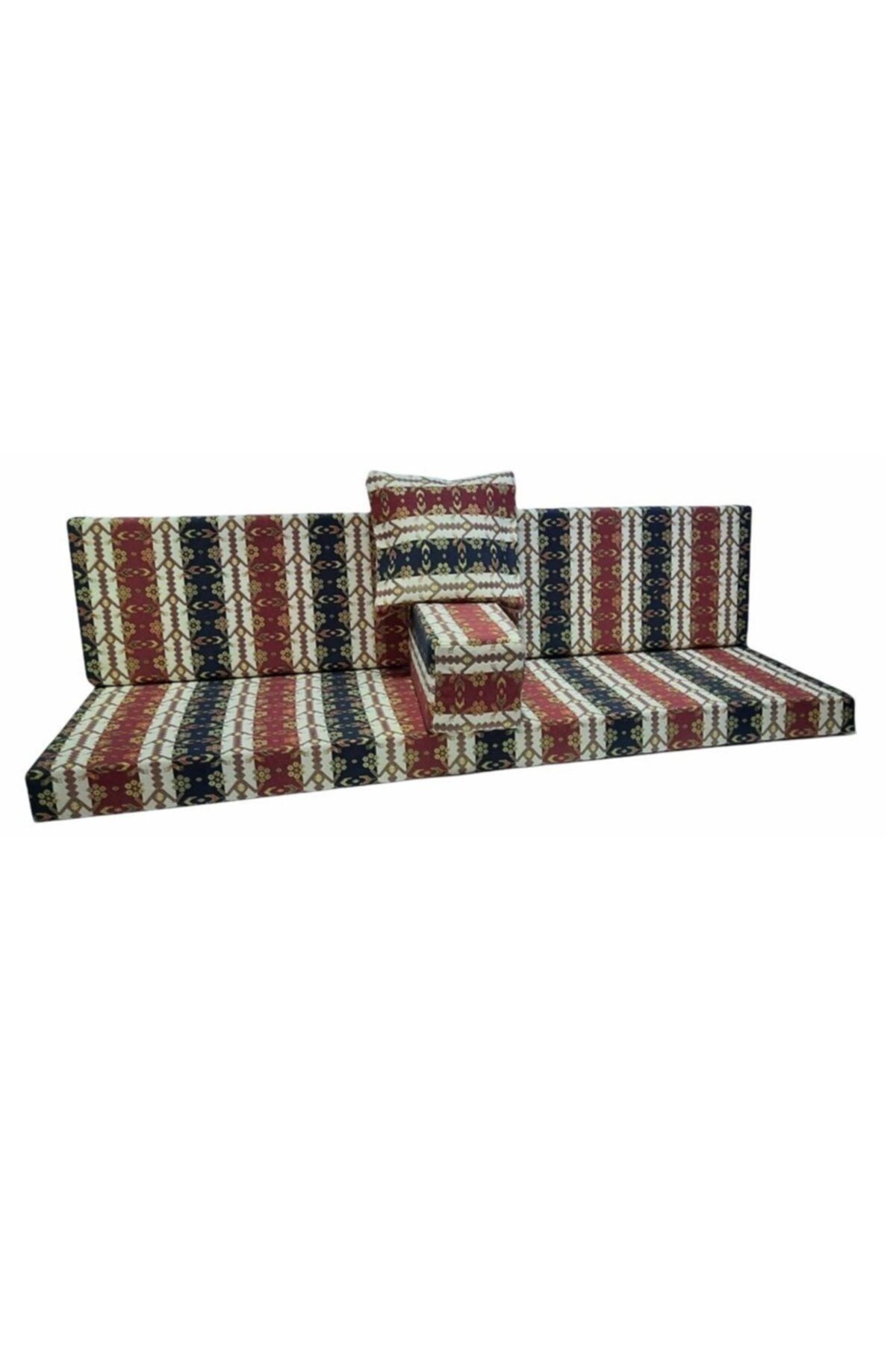 Bolvadin Şark Köşesi Mtk405-113 Şark Köşesi Geleneksel Üçlü Minder Takımı 120lik