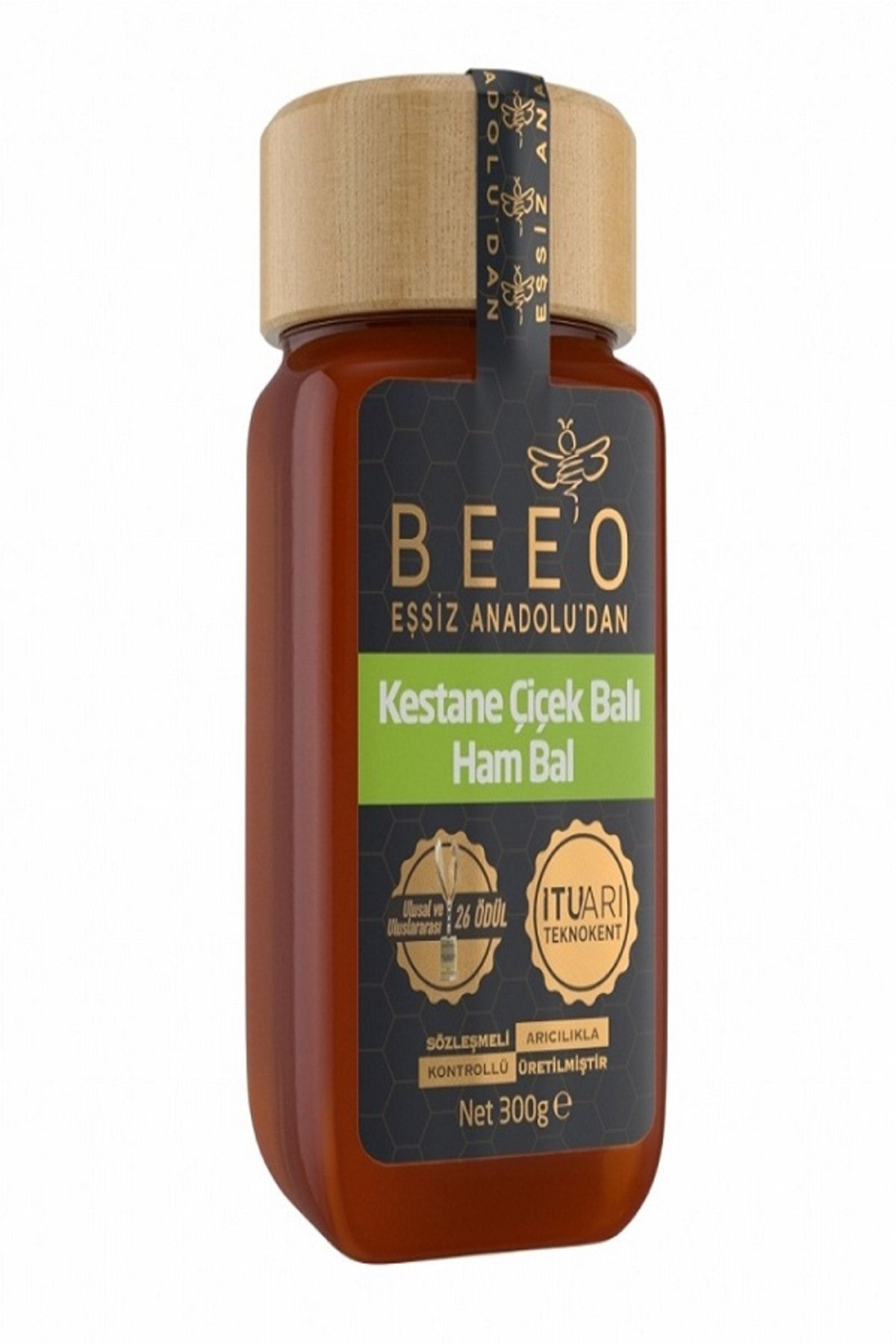 BEE'O Kestane Balı (ham Bal) 300 gr