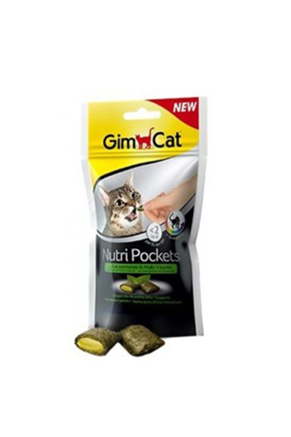 Gimcat Gim Cat Kedi Ödül Tableti Nutri Pockets Kedi Otu Multivitamin 60 Gr