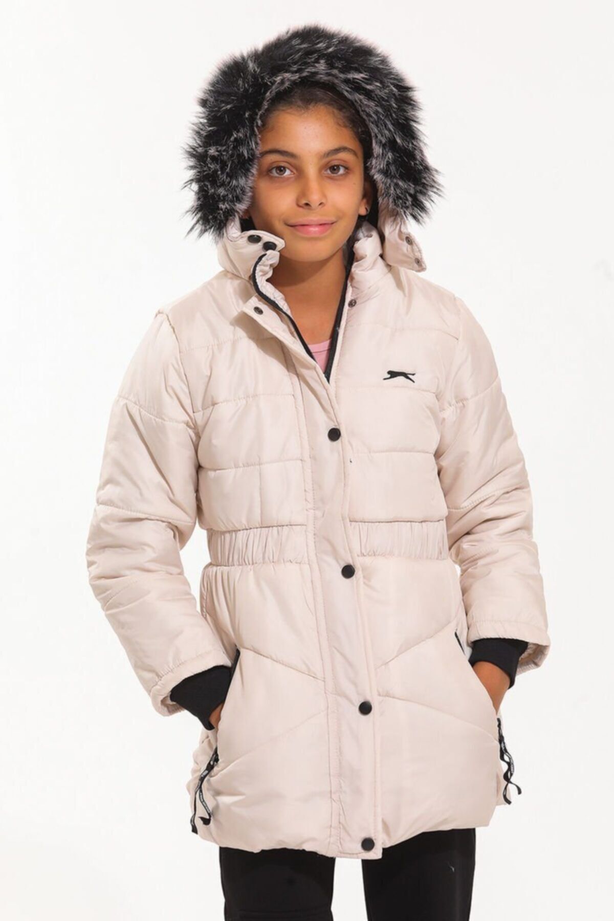 Slazenger Candy Kız Çocuk Mont & Kaban Bej