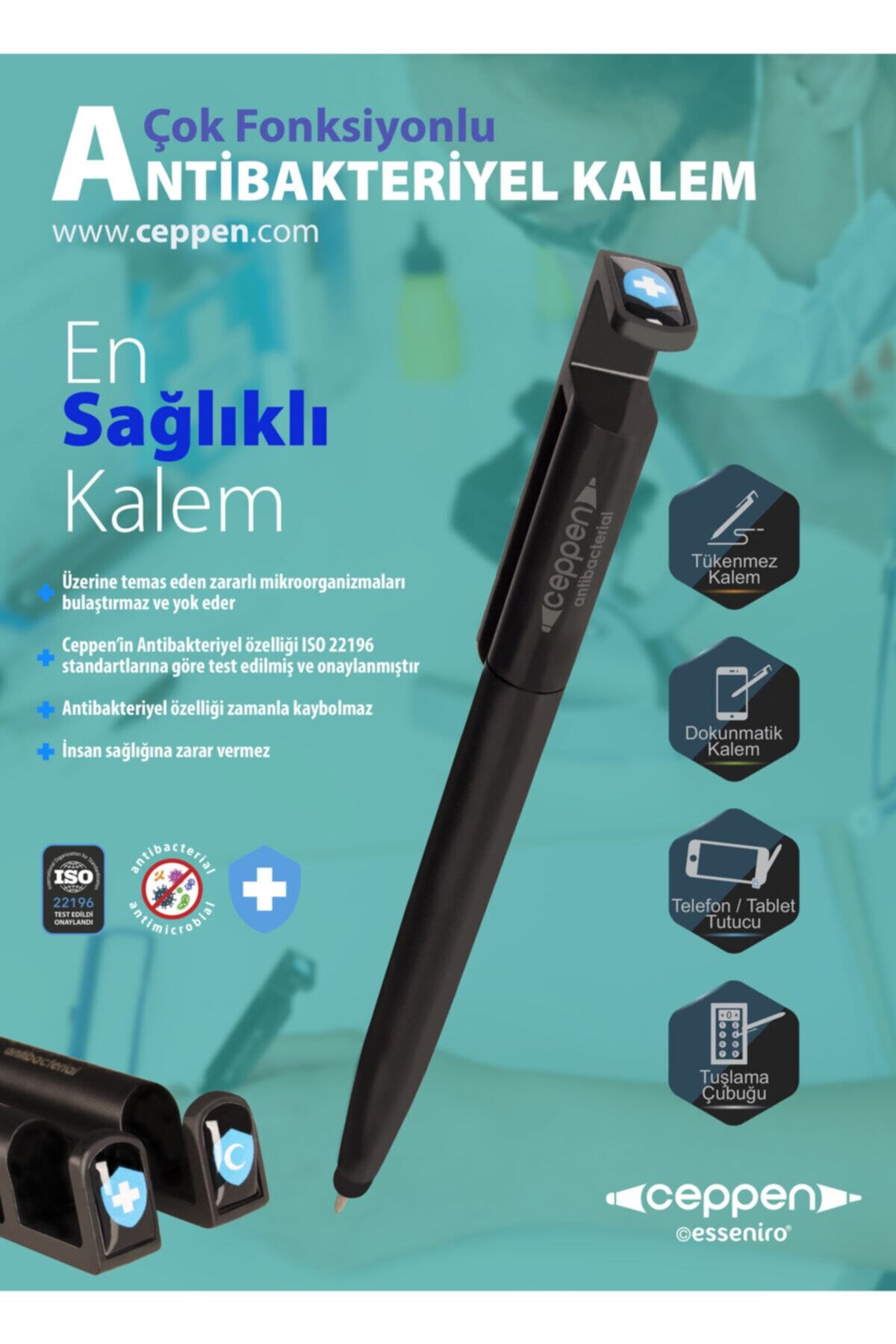 Ceppen Çok Fonksiyonlu Antibakteriyel Kalem