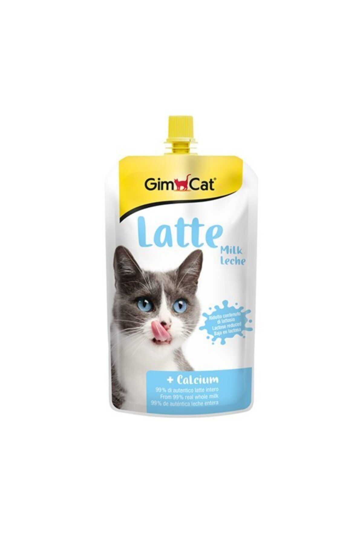 Gimcat Milk Latte Calcium Sıvı Kedi Sütü 200 ml