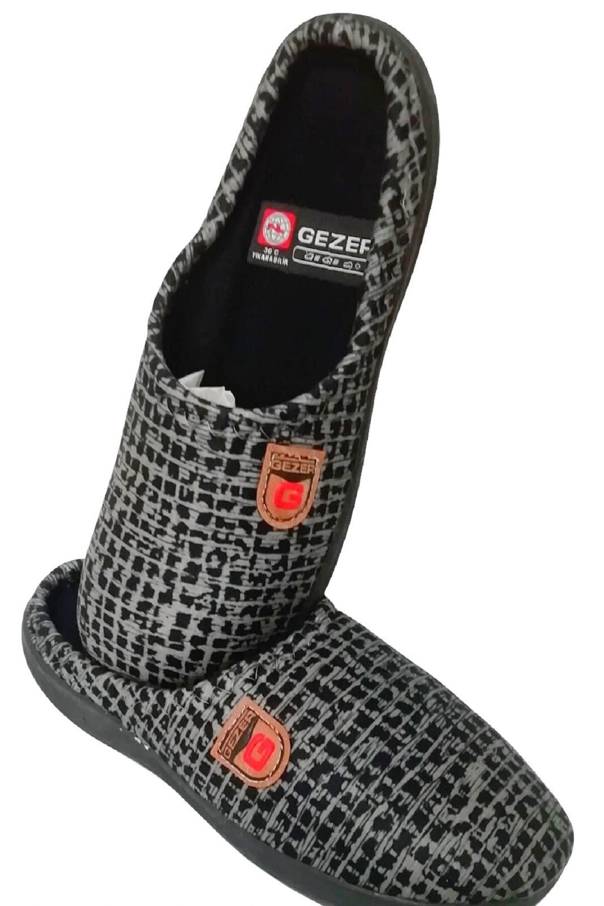 GEZER Erkek Kışlık Ev Içi Yıkanabilir Terlik Modeli ( 1 Numara Büyük Tercih Ediniz )