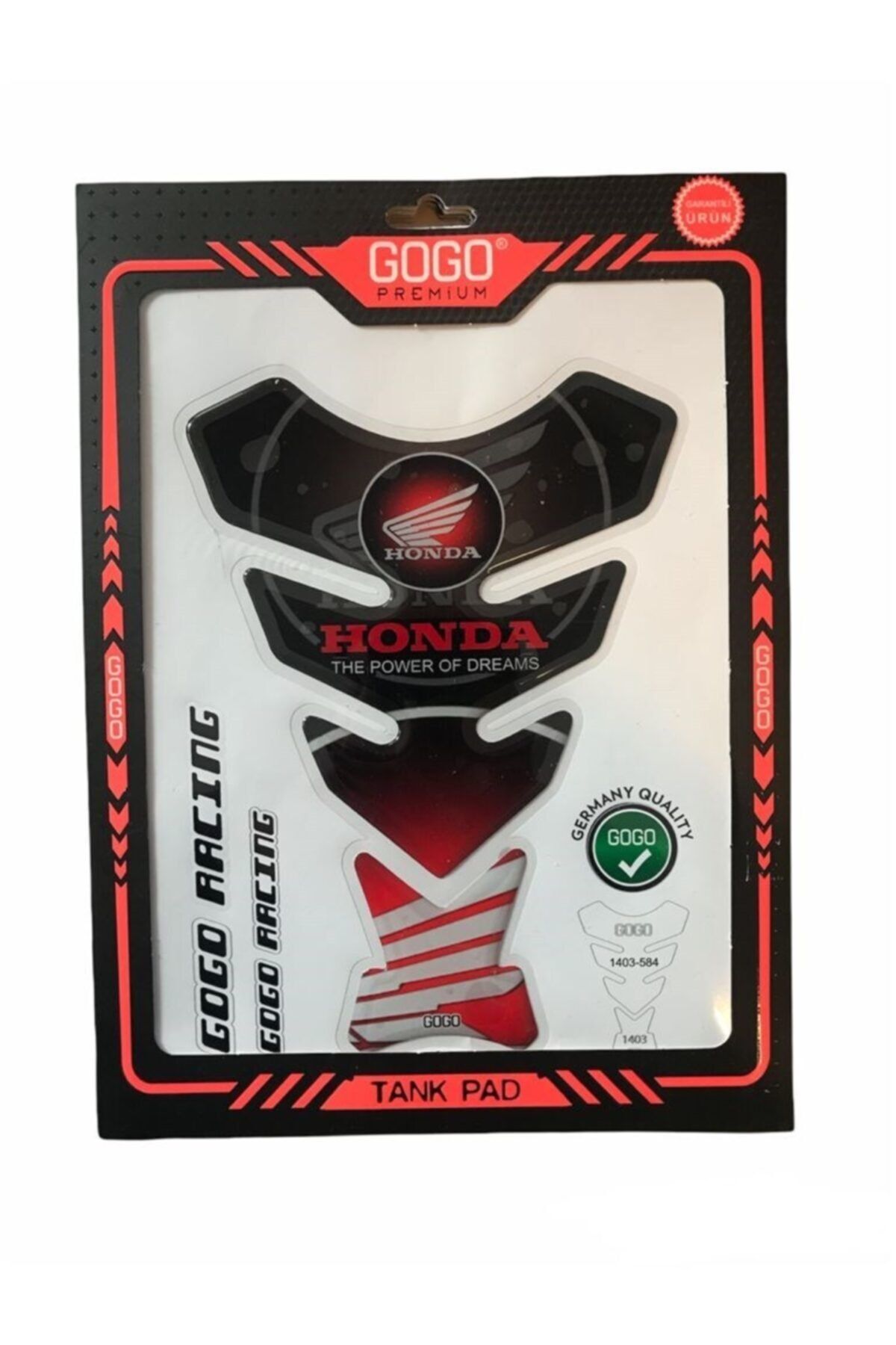 Gogo Motosiklet Tankpad 1403-584 Desing 1. Kalite Honda