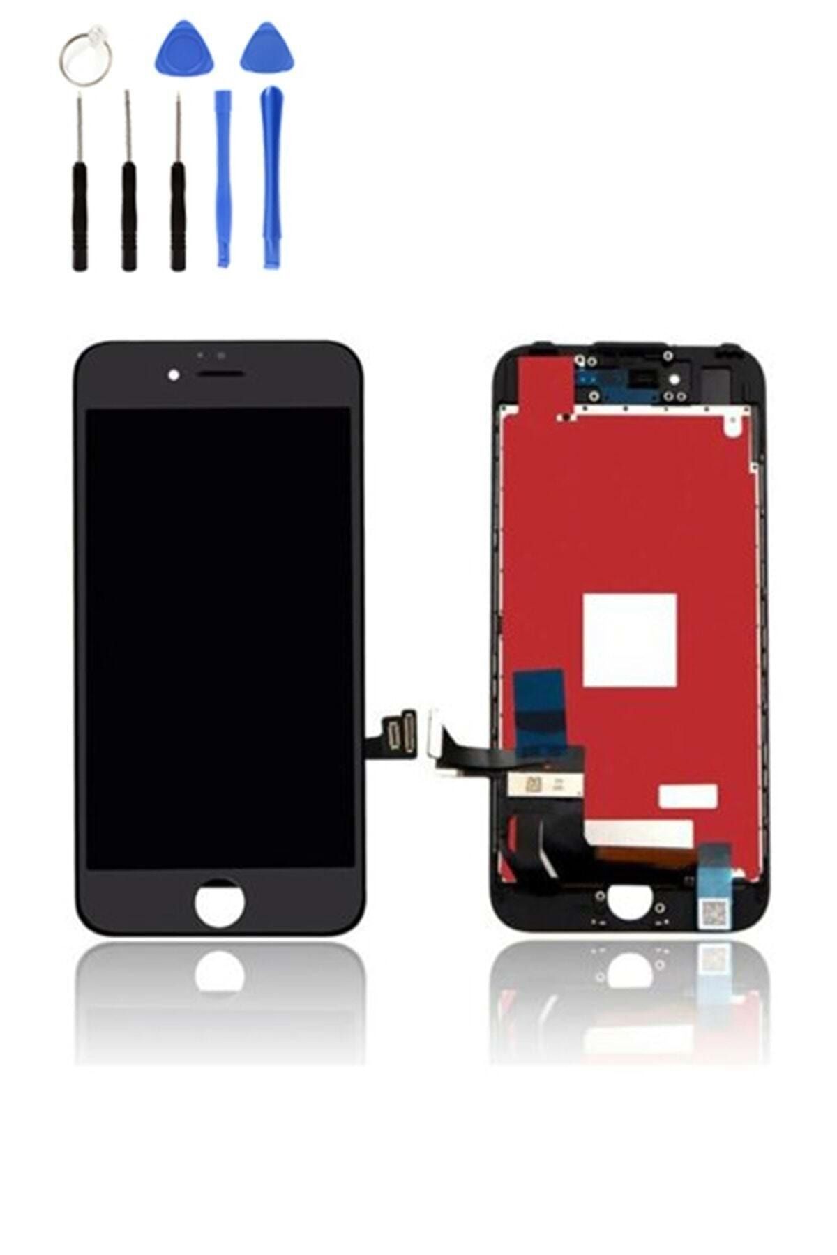 Tk Tech İPhone 7G PLUS  LCD EKRAN DOKUNMATİK SİYAH TAMİR SETİ YANINDA !!!