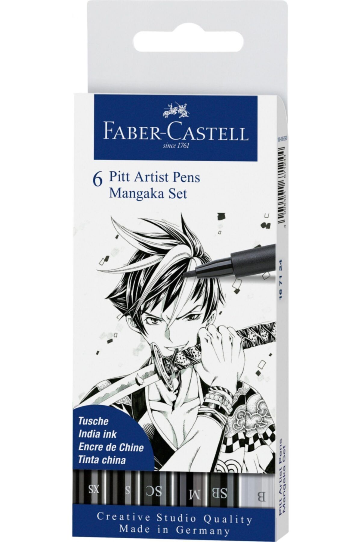 Faber Castell Pitt Artist Pen Manga 6'lı Set