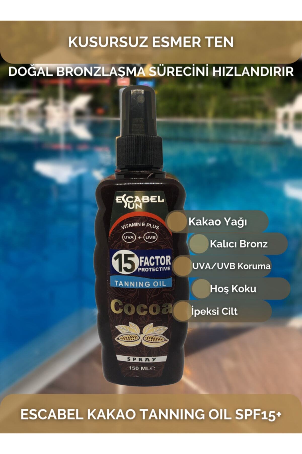 Escabel Bronzlaştırıcı Kakao Yağı Spf15+ 150 Ml