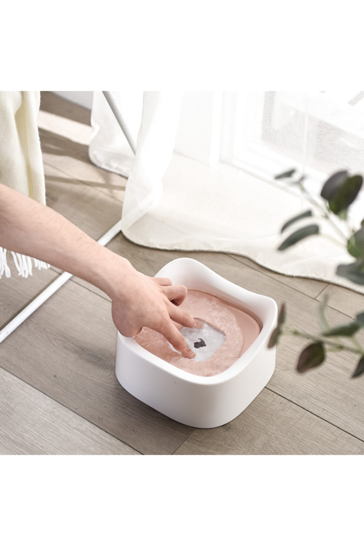 MİKOPET Ysw04-p Yeni Nesil Kedi Köpek Su Kabı Pembe