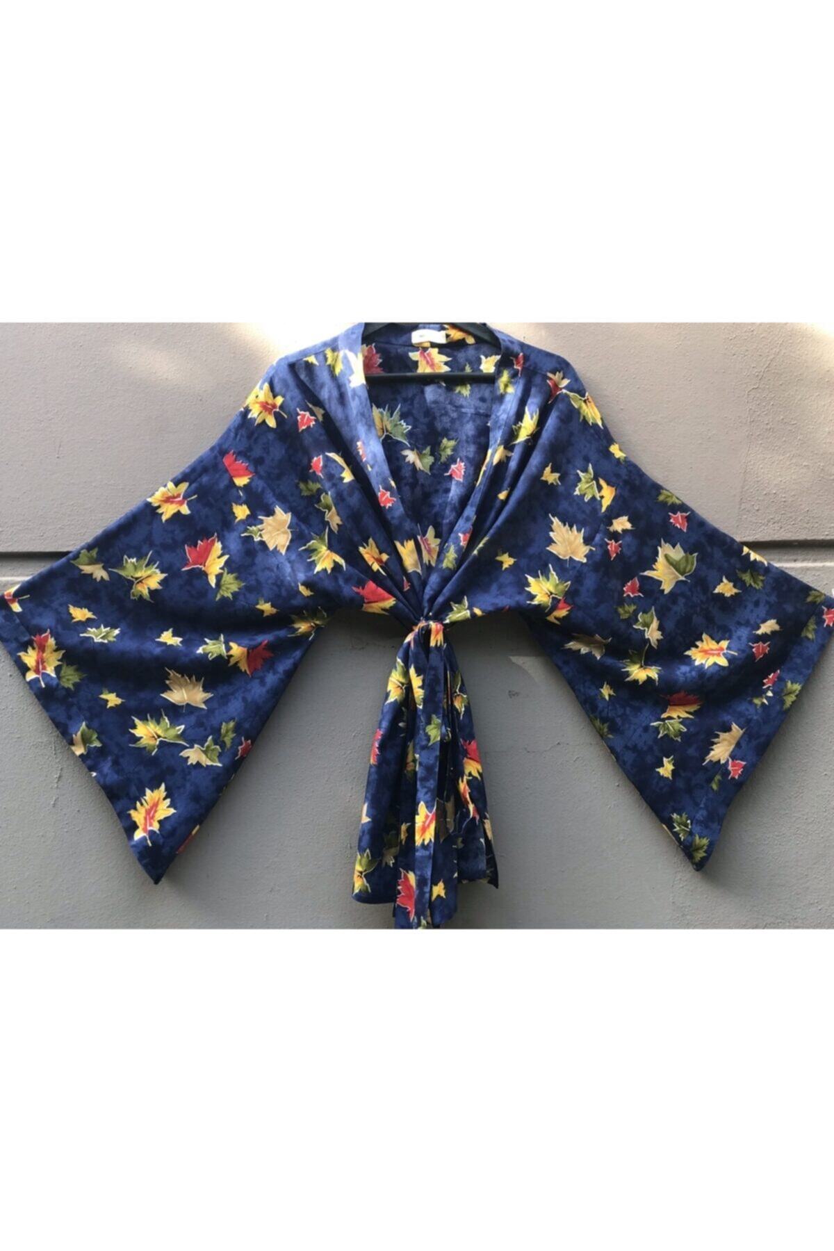 Kimono Store Ithal Hint Kumaşlı Pamuk Kimono