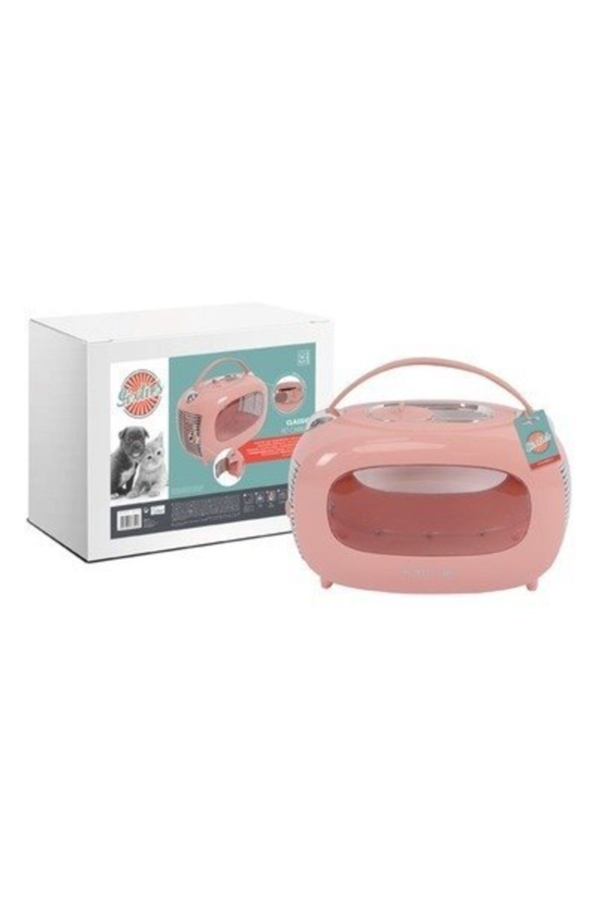 MPETS Sixties Classic Taşıma Çantası Pembe 48x29x30cm