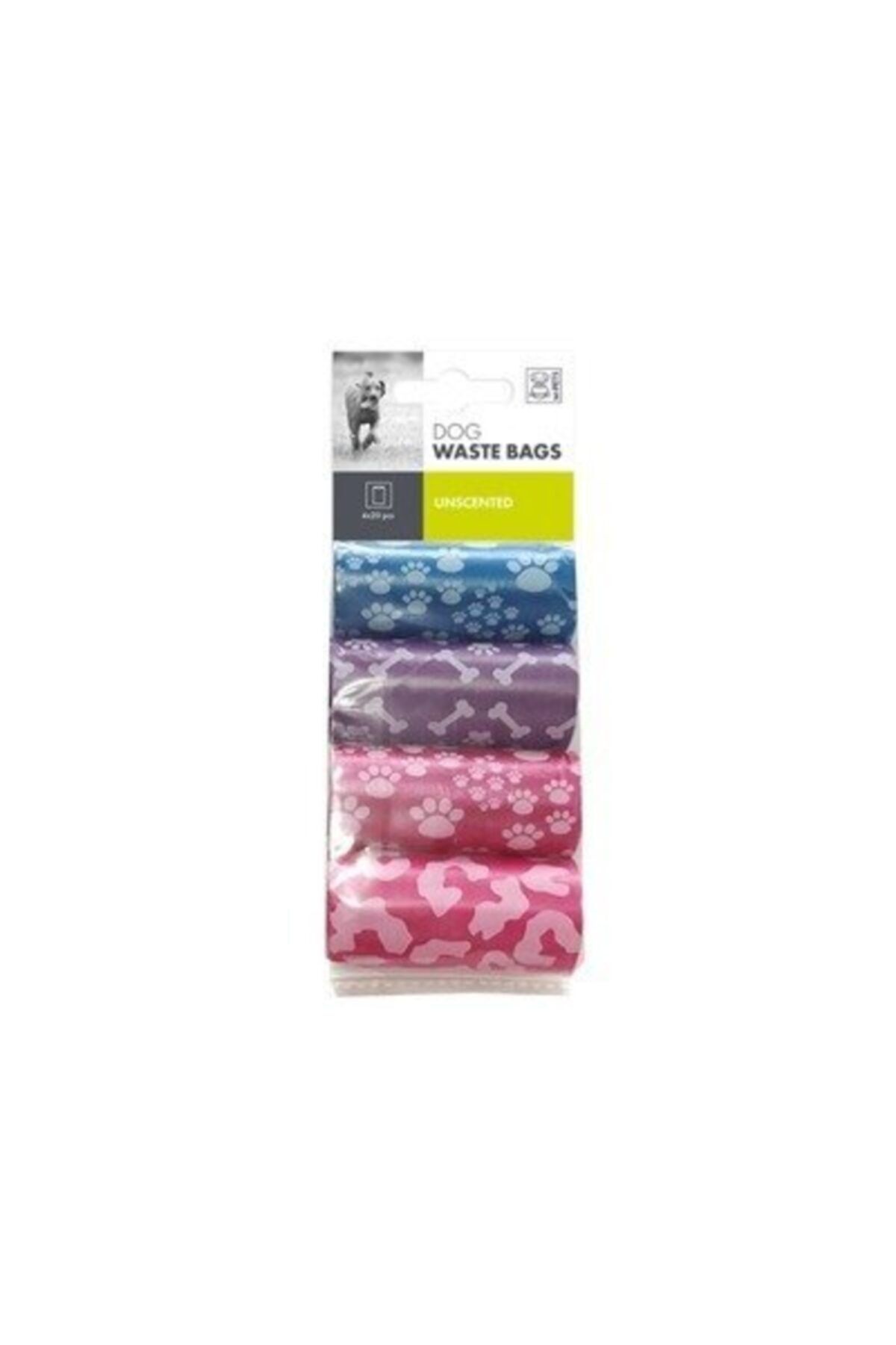 MPETS Dışkı Toplama Poşeti Renkli 4x20pcs
