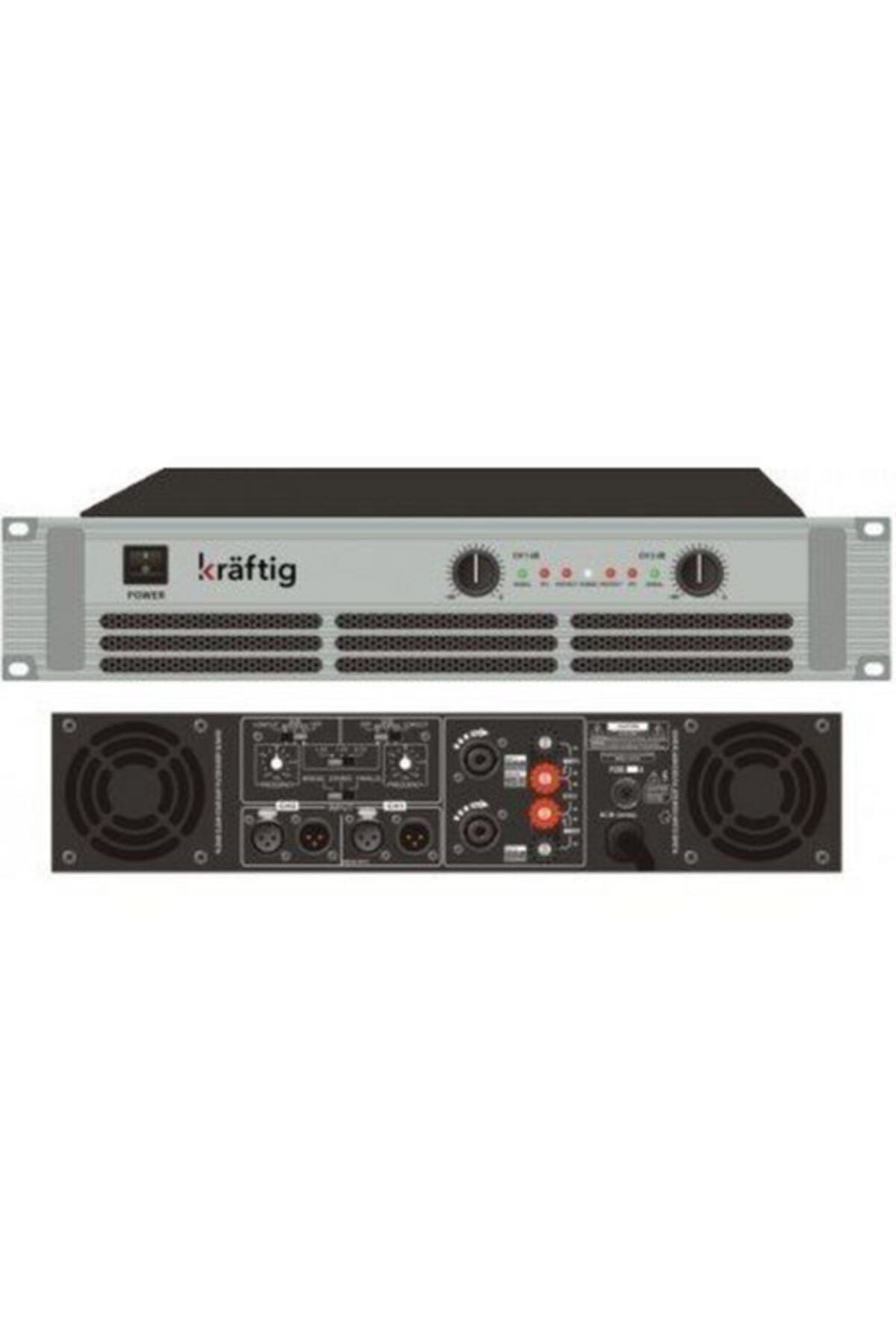 kraftig Kp-4000 Power Amfi