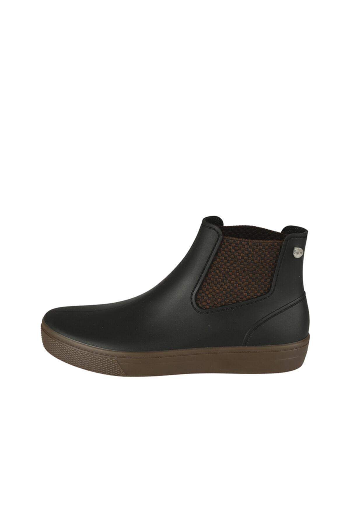 IGOR W10180 Basquet Bicolor Kadın Kahverengi Yağmur Çizmesi