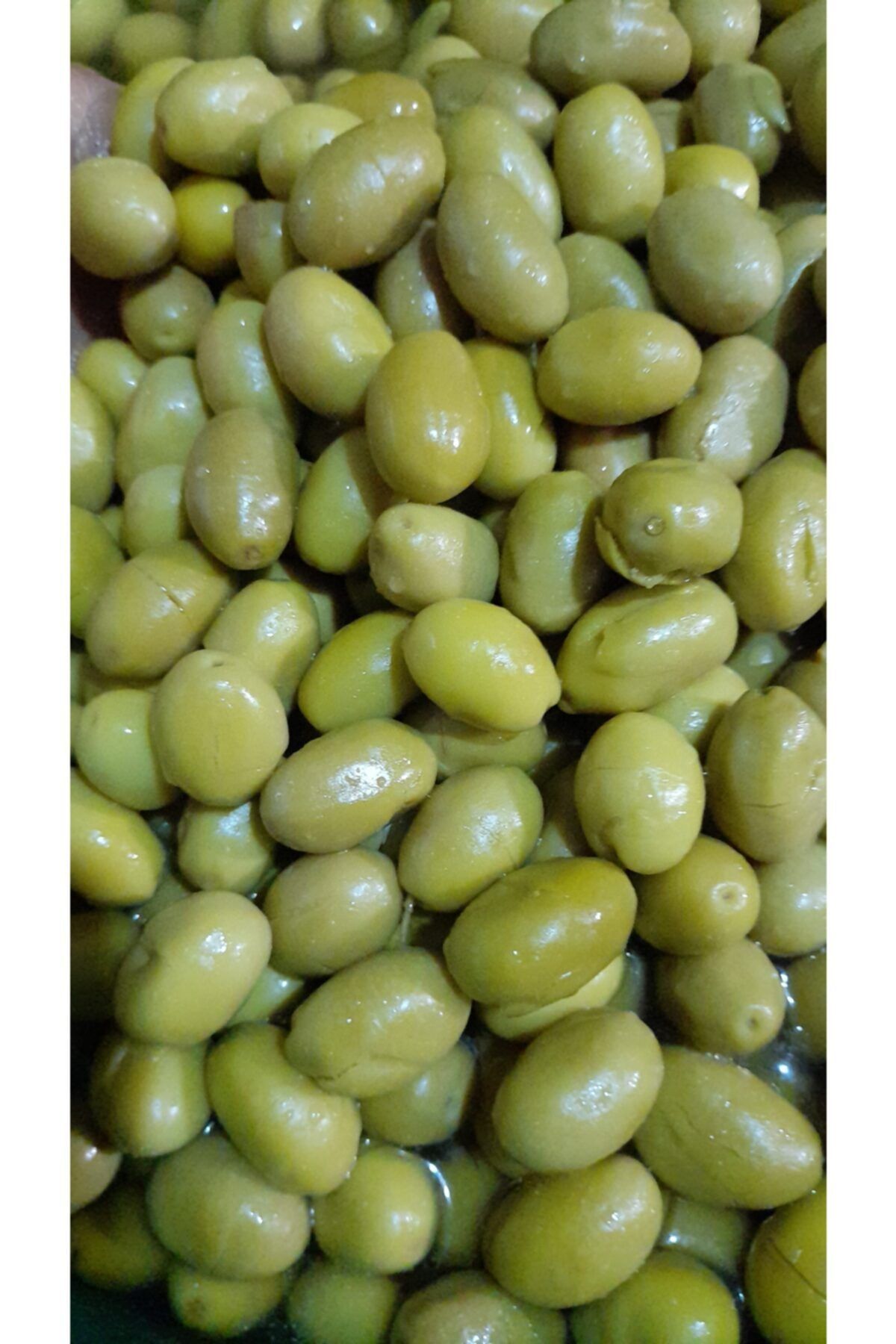 Doğal akhisar zeytincimiz 2021 Yeni Mahsül Taş Kırma Yeşil Zeytin 5kg