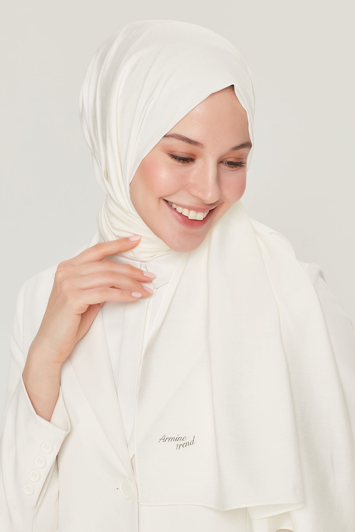 Armine Kadın Trend Blueberry Şal