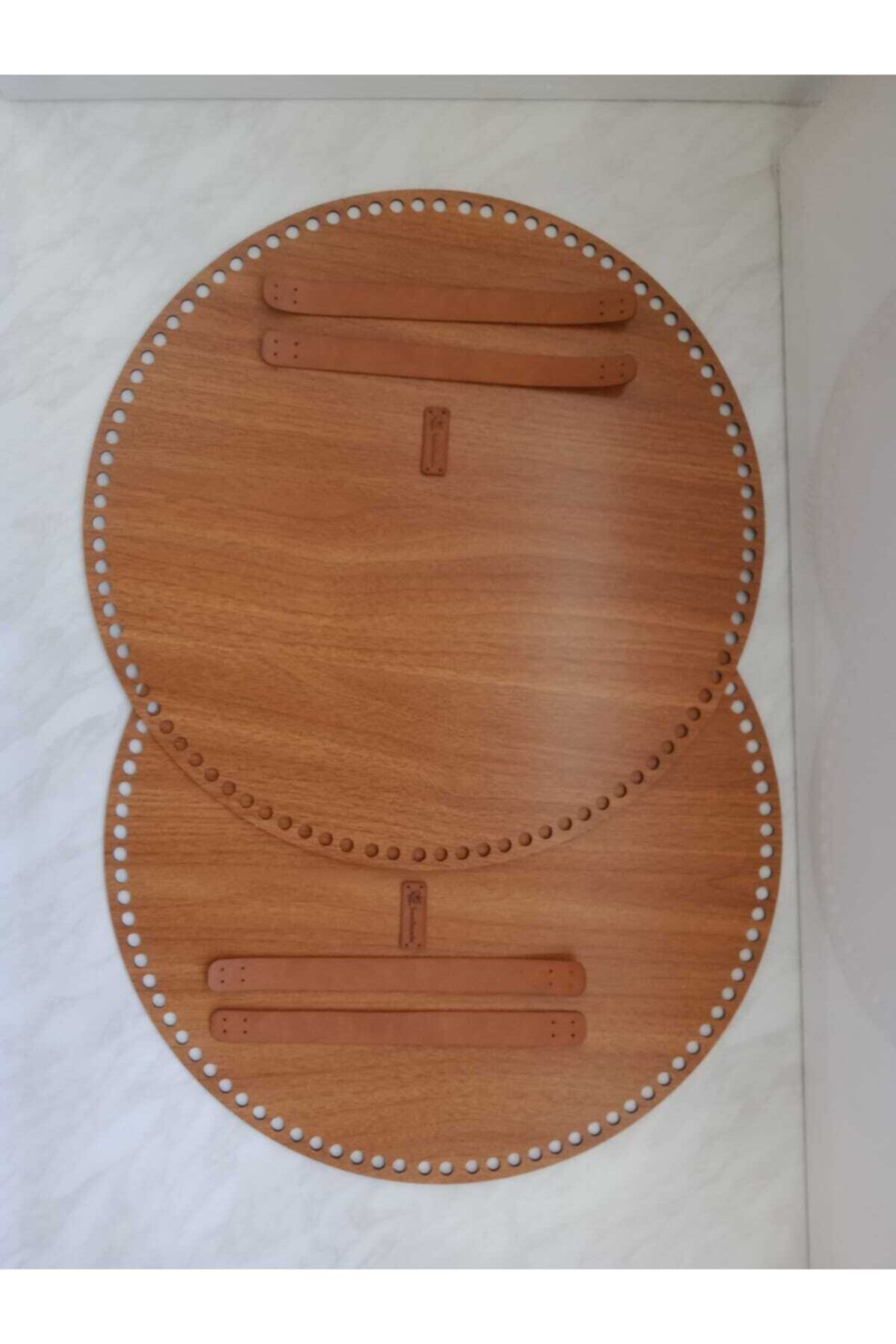 NYHM Ahşap Örgü Sepet Ve Tepsi Tabanı 40x40 cm