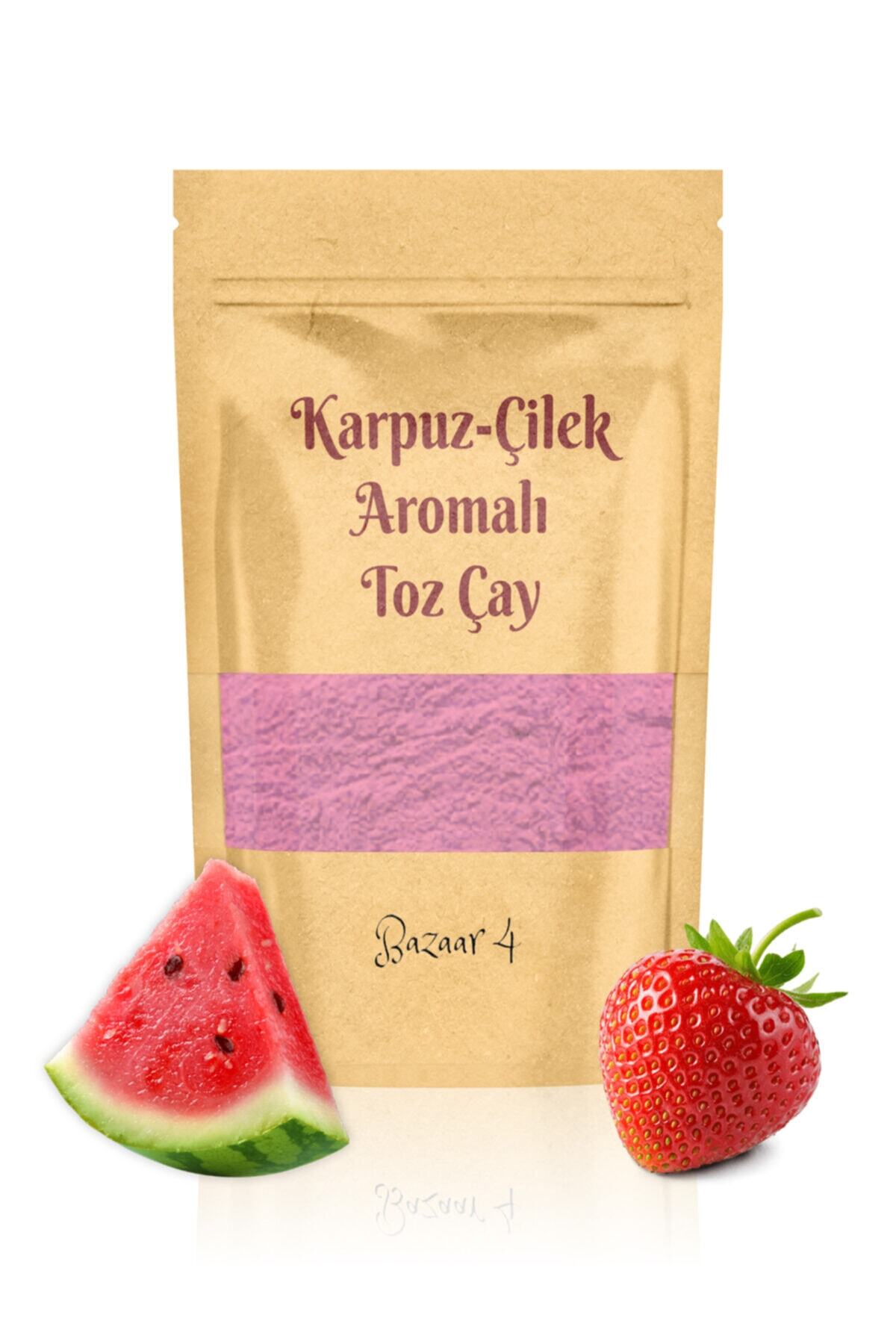 BAZAAR 4 Karpuz - Çilek Aromalı Toz Çay Içecek 250 gr