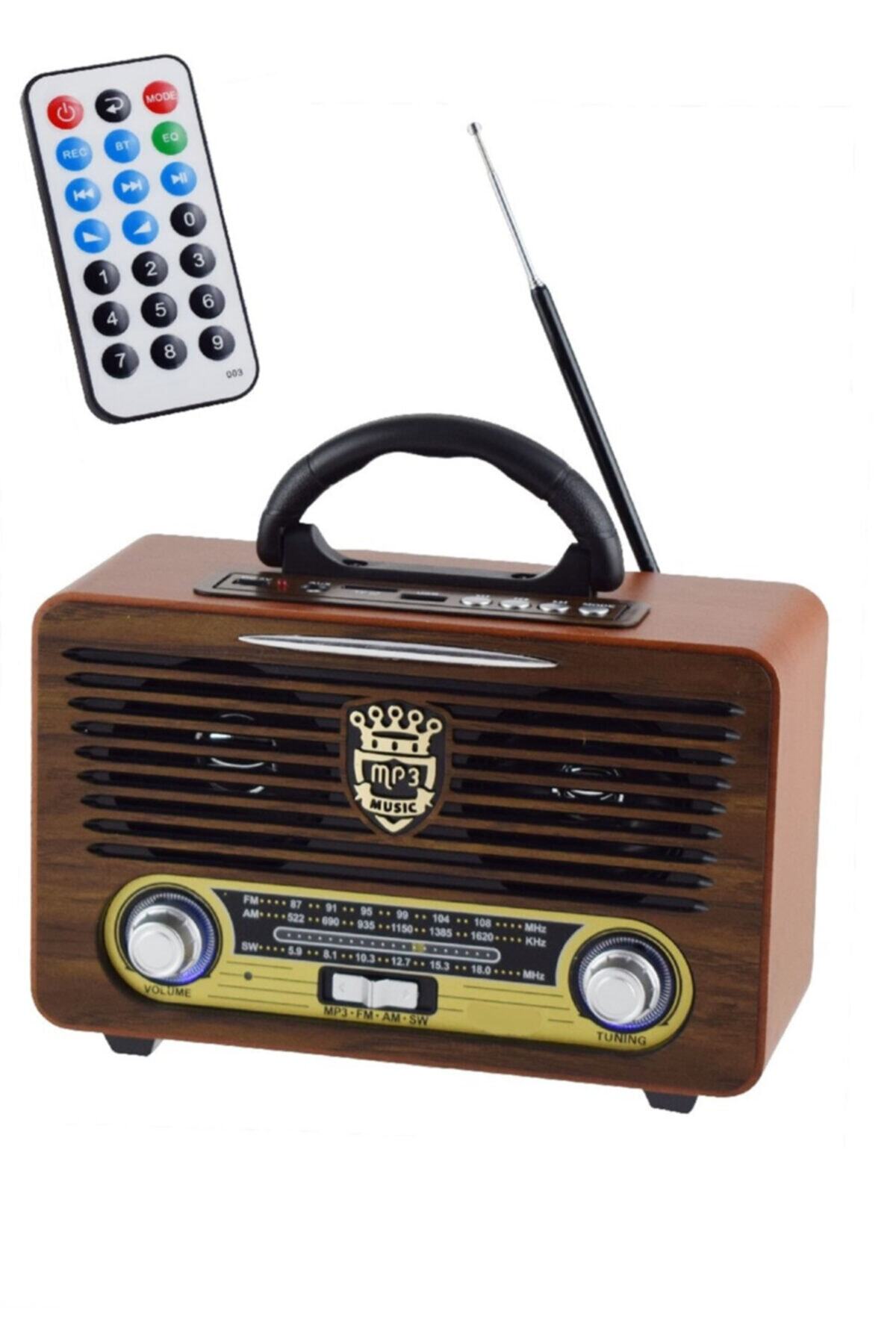 Dynego Bluetooth Radyolu Hoparlör Usb Sd Kart Girişli Kumandalı Mp3