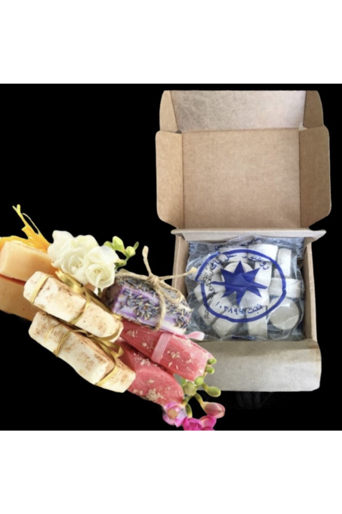 Derwan Ruşur Sefidab 400 Gr Paketli S.b.k Onaylı +topuk Taşı +kese+sabun+tarak 5 Li Set