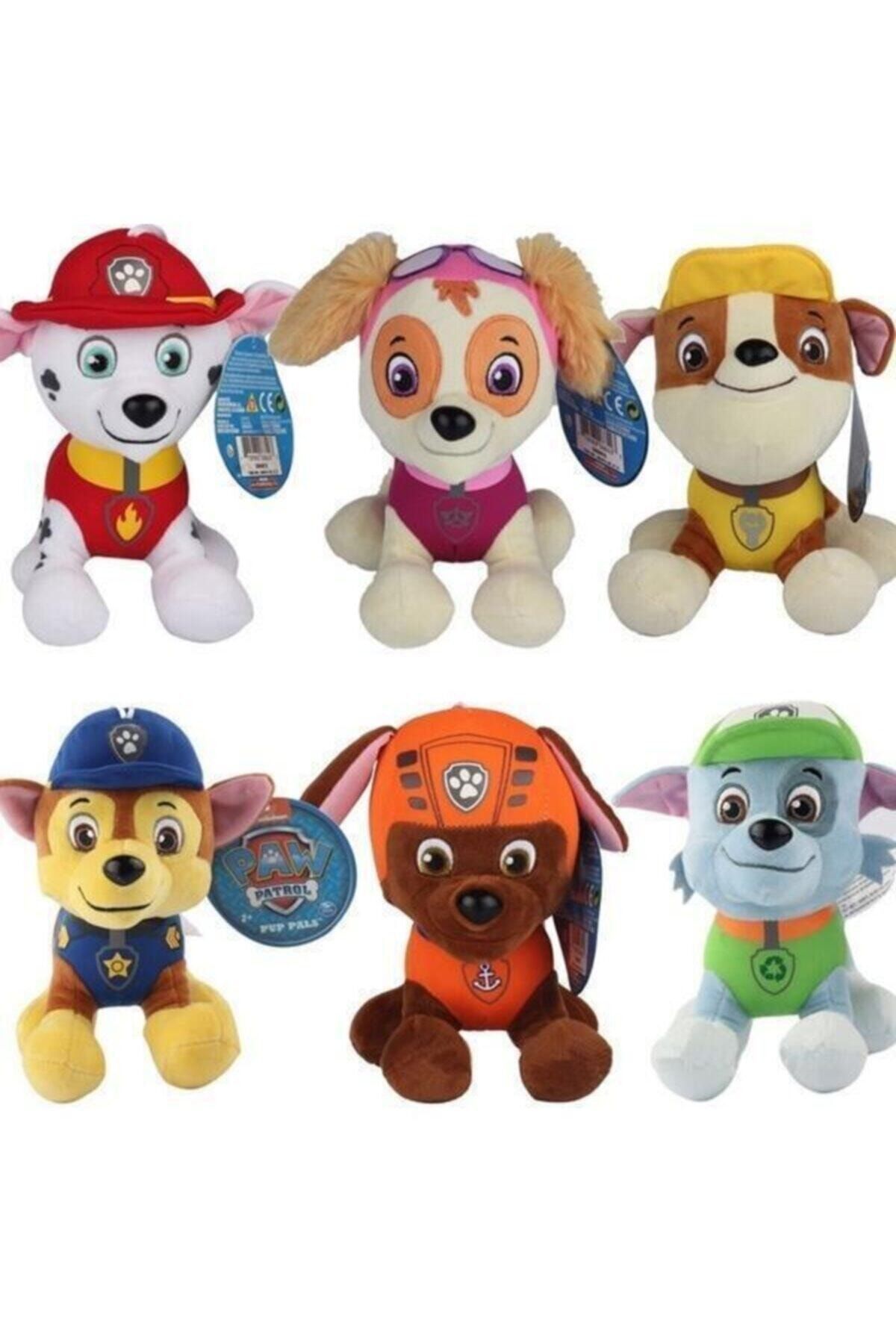 suden oyuncak 6 Adet 15 Cm Paw Patrol Peluş Oyuncak Köpekçikler 6 Farklı Renk