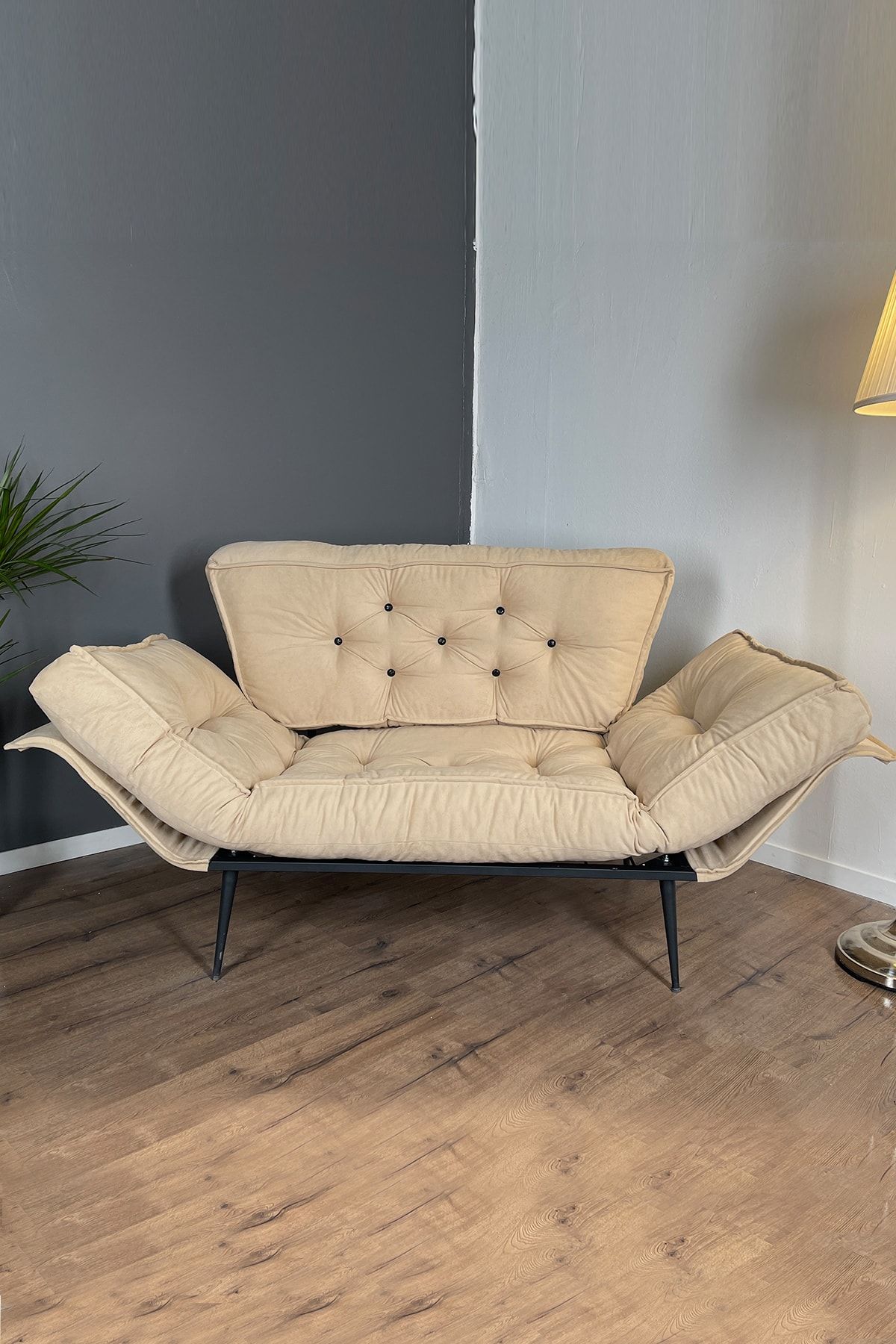 Berta Concept Dazzle Ikili Koltuk & Berjer Krem
