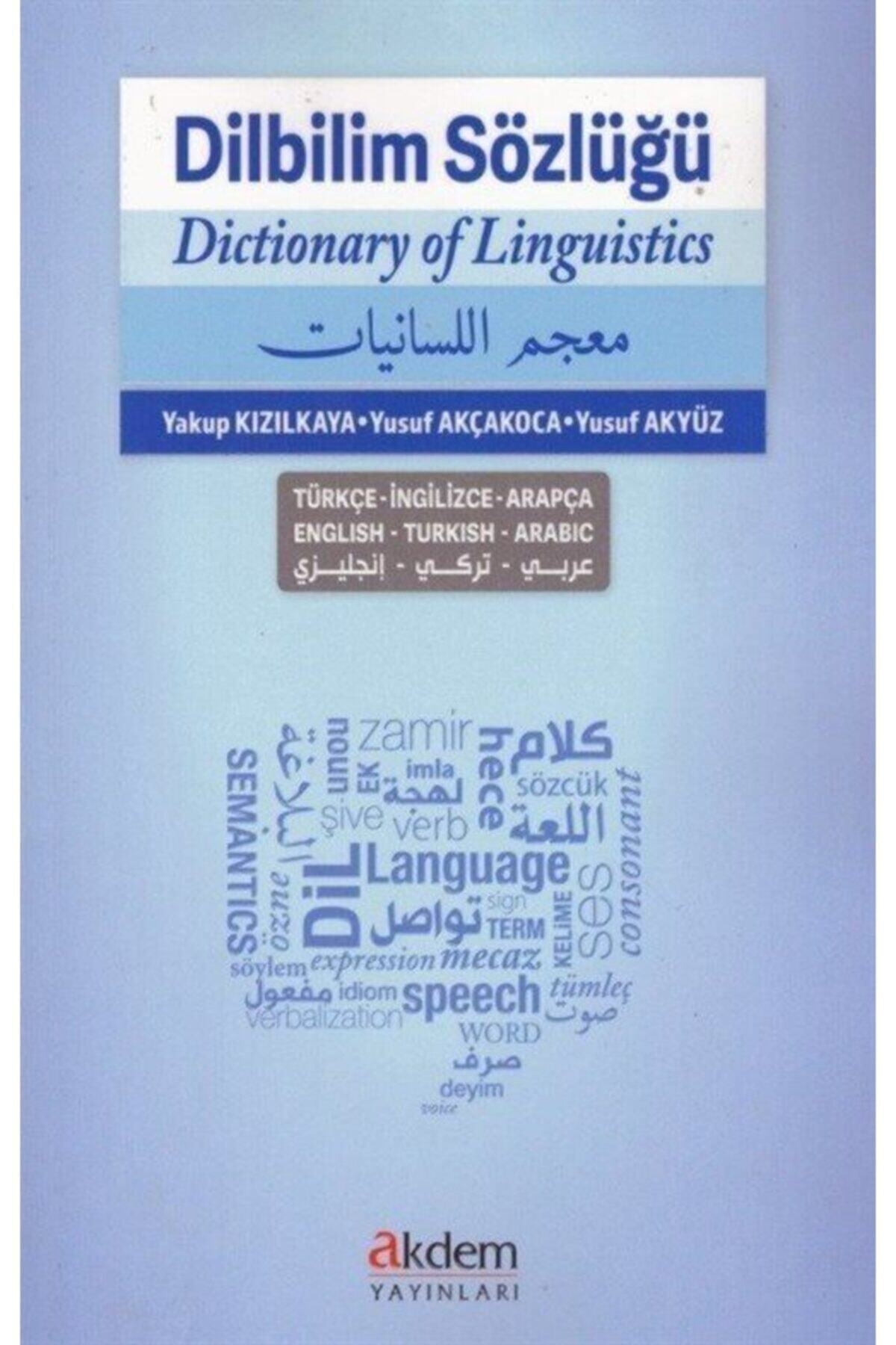 Akdem Yayınları Dilbilim Sözlüğü & Dictionary Of Linguistics