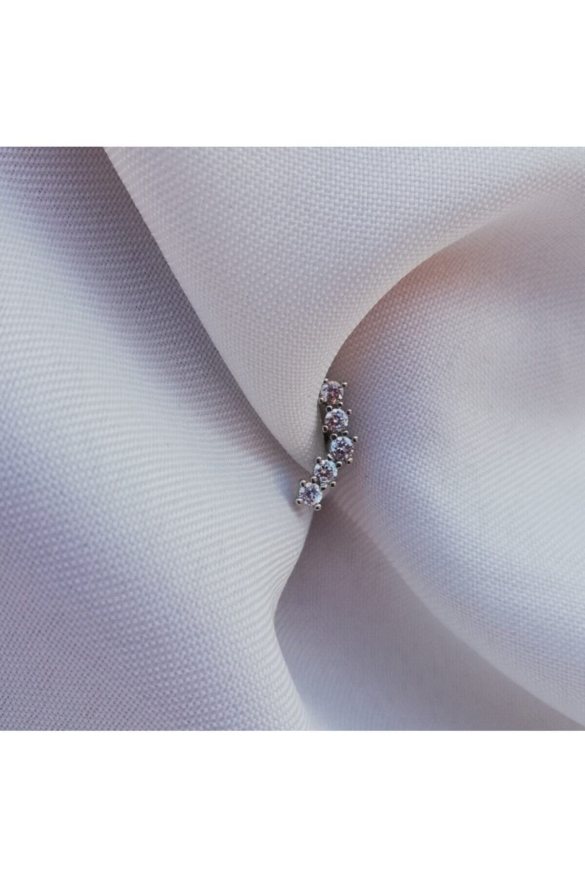 Bylin Takı Beş Taşlı Piercing