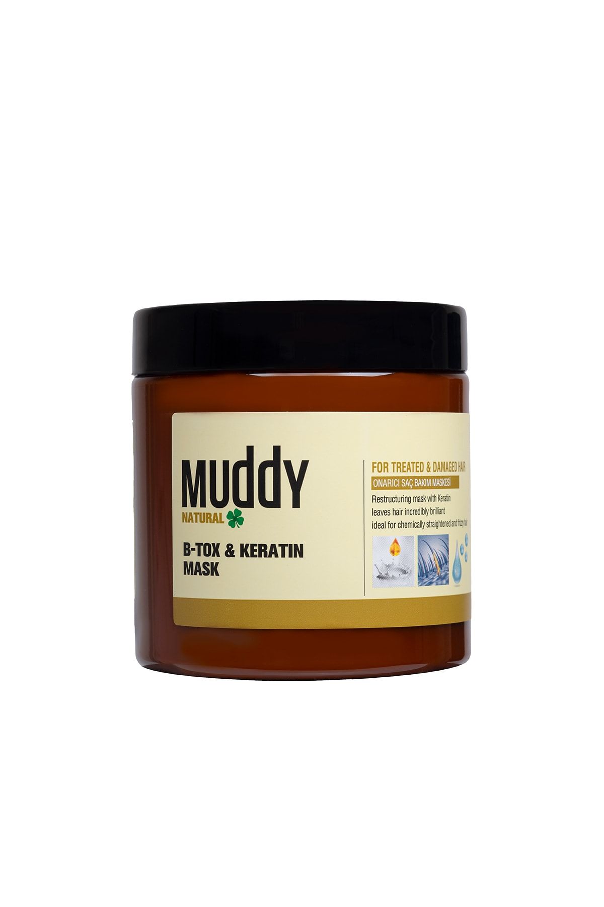 Muddy Onarıcı B-tox Keratin Saç Bakım Maskesi 500 Ml