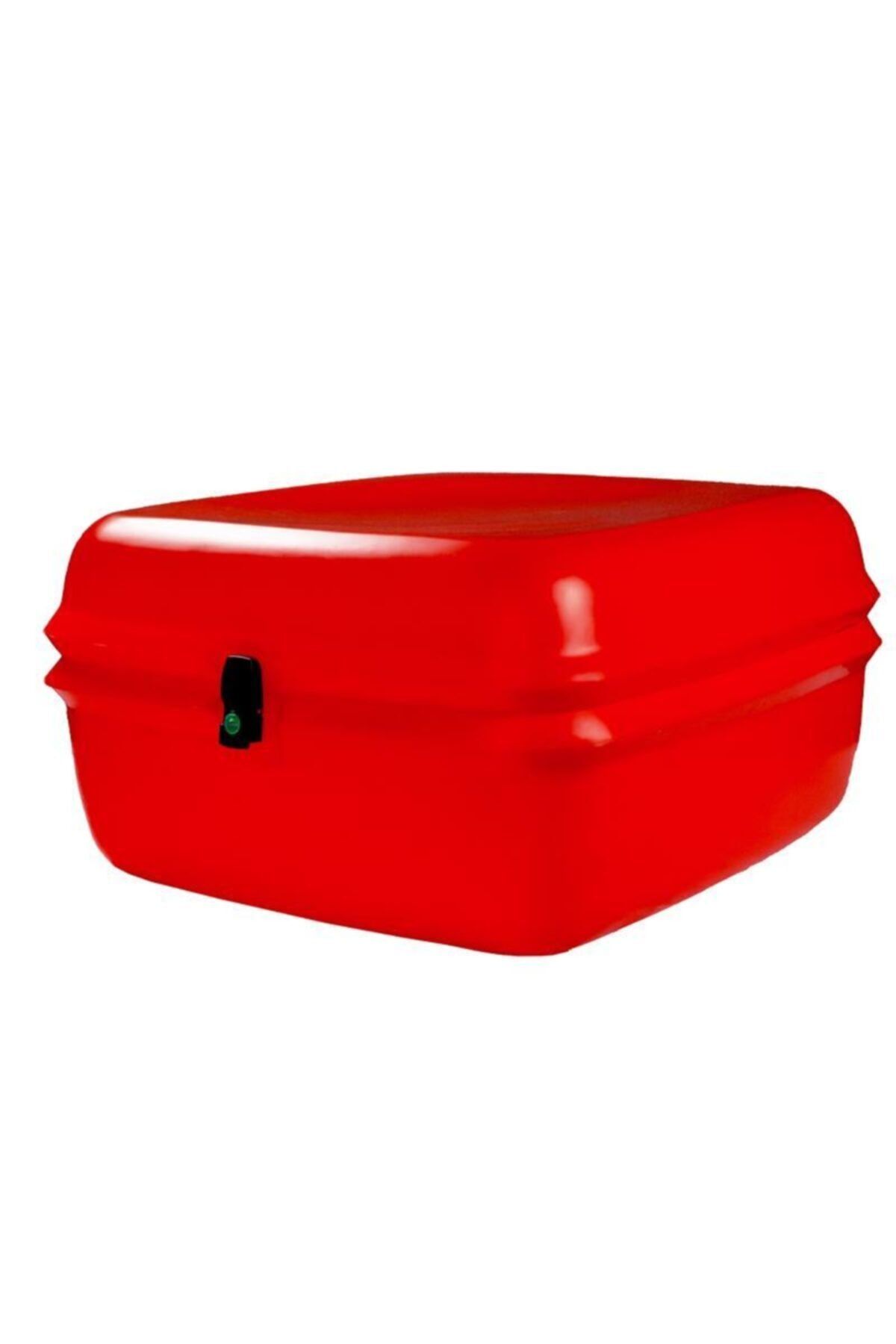 Autoform Motosiklet Servis Çantası Midi Box Kırmızı 110 lt Kilitli Kaldıraç Pe
