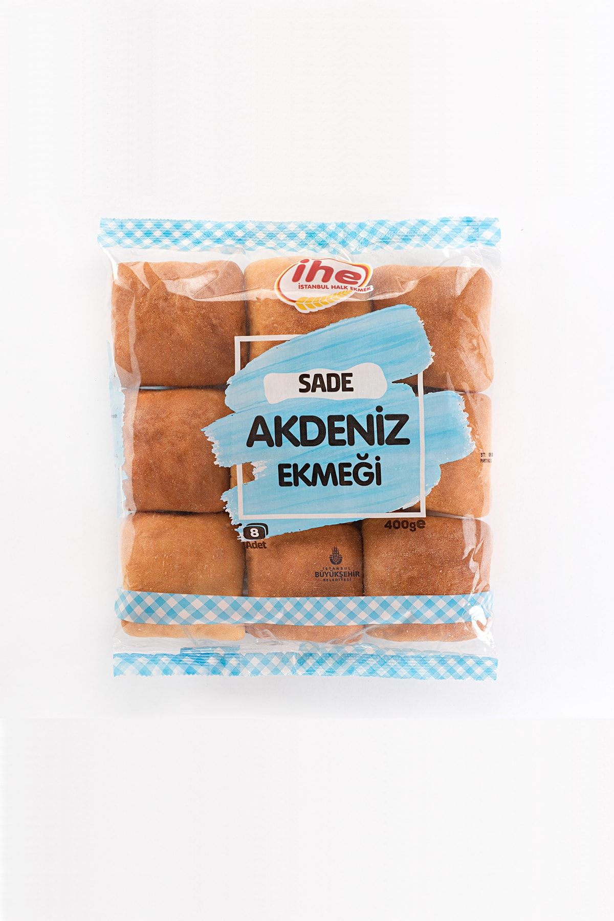 İhe Akdeniz Ekmeği 400g (6 Adet)