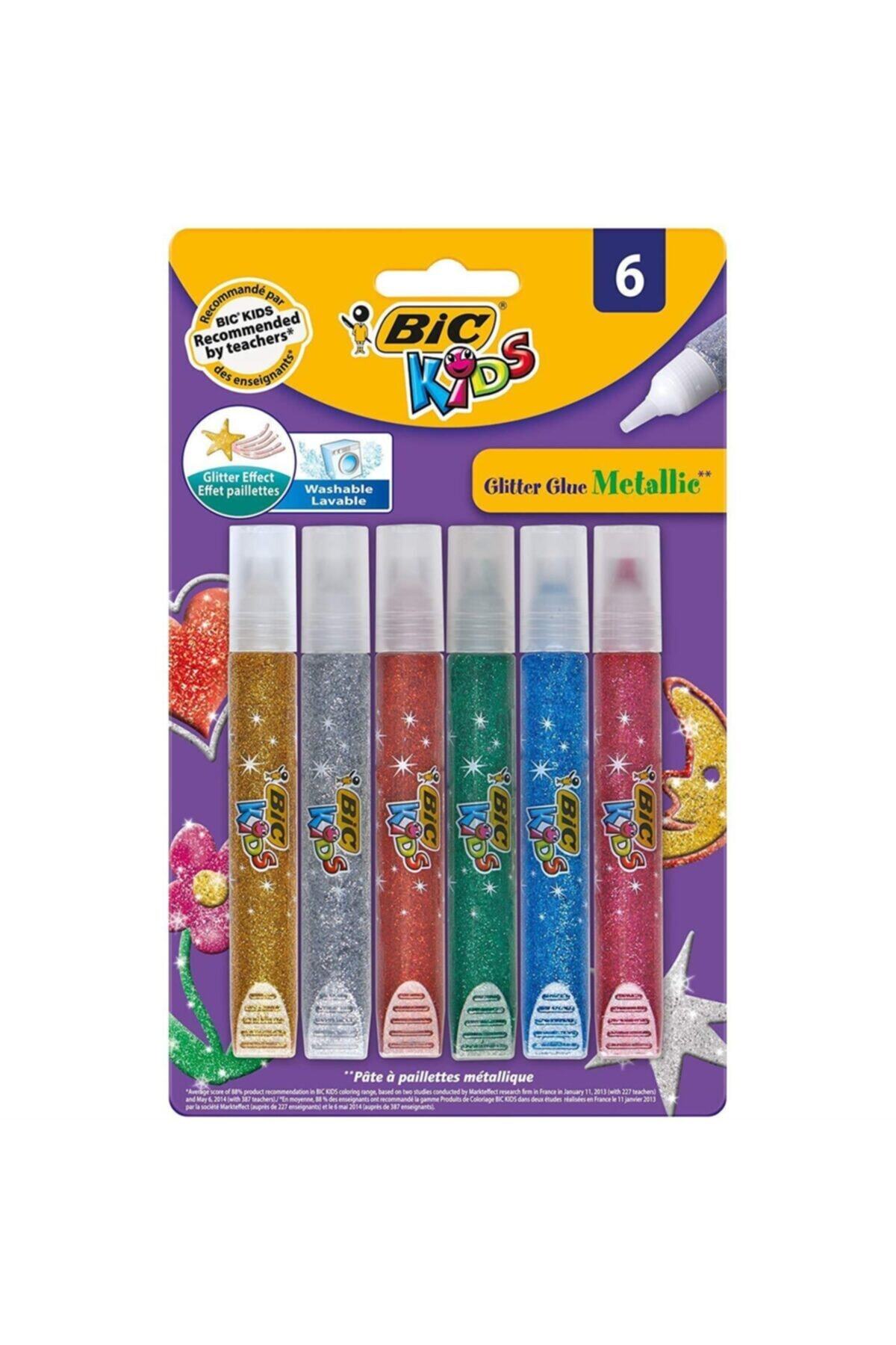 Bic Bıc Kıds Simli Yapıştırıcı Metalik Renkler 6 Renk