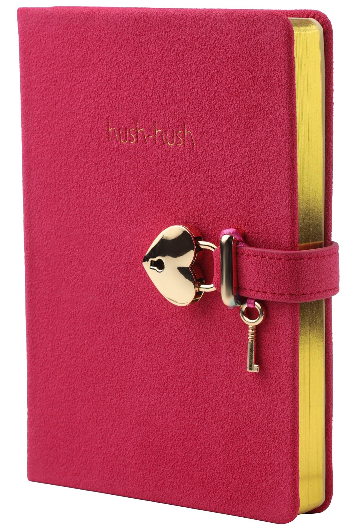 Victoria's Journals Fuşya Hush Hush Kilitli Defter 13x18