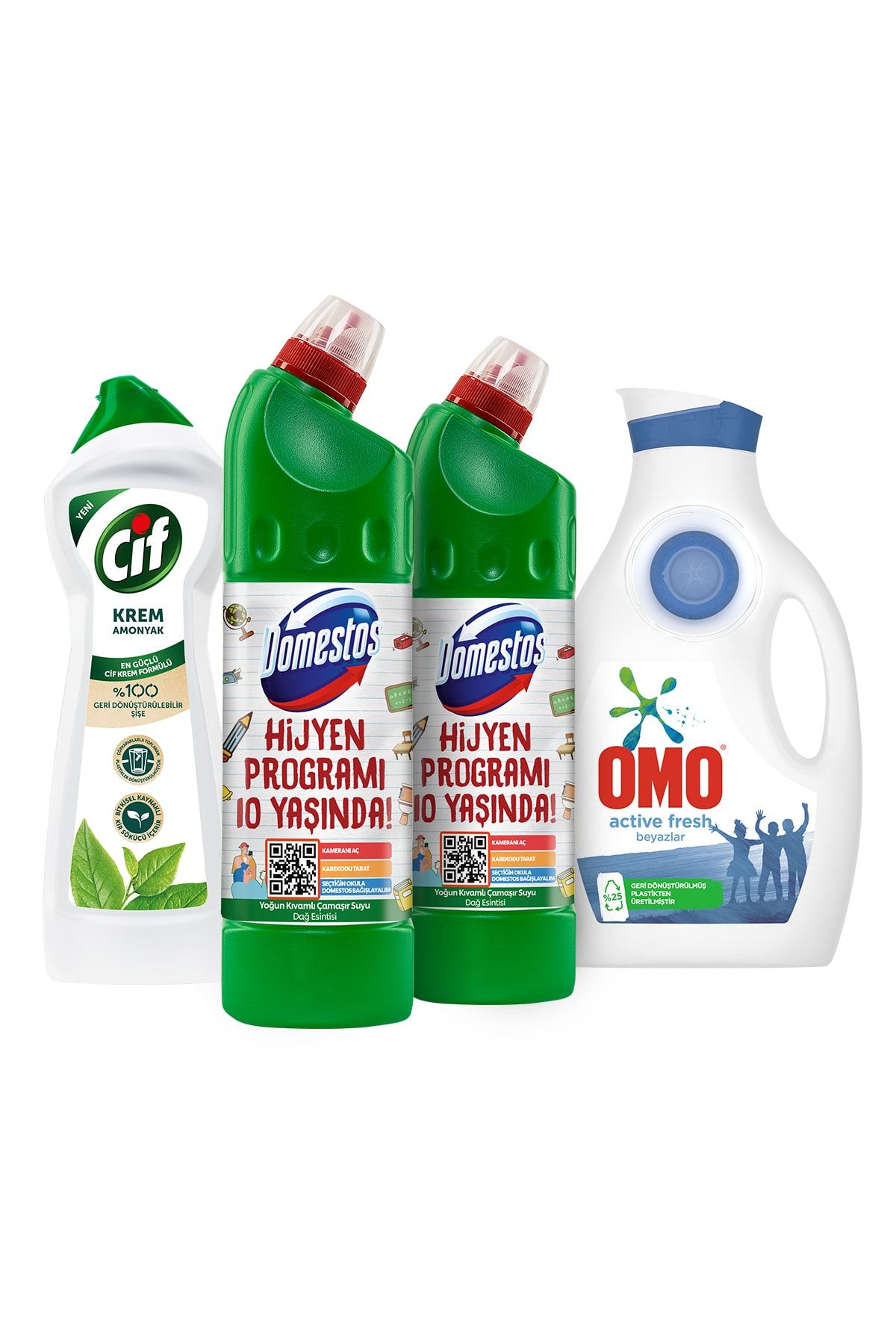 Domestos Cif - Domestos - Omo Temizlik Paketi