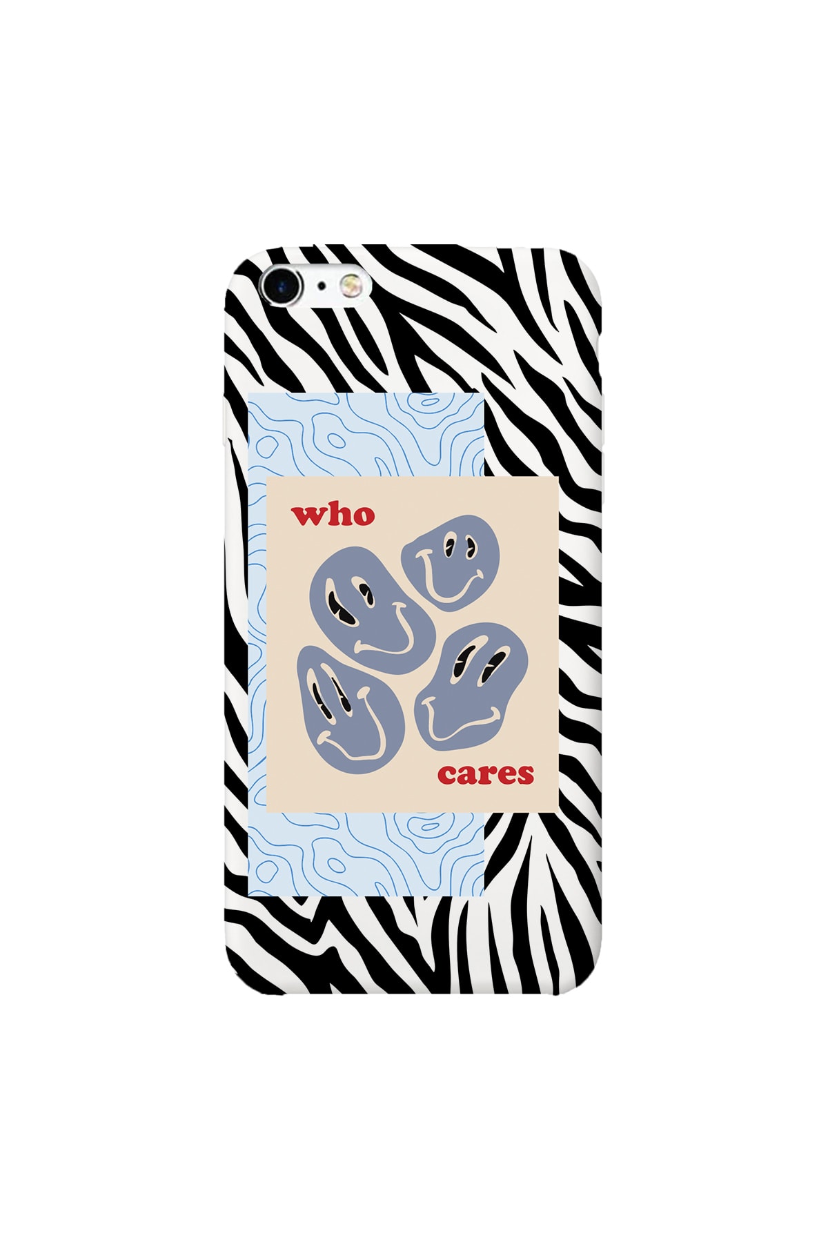shoptocase Iphone 6s Plus Lansman Who Cares Desenli Telefon Kılıfı