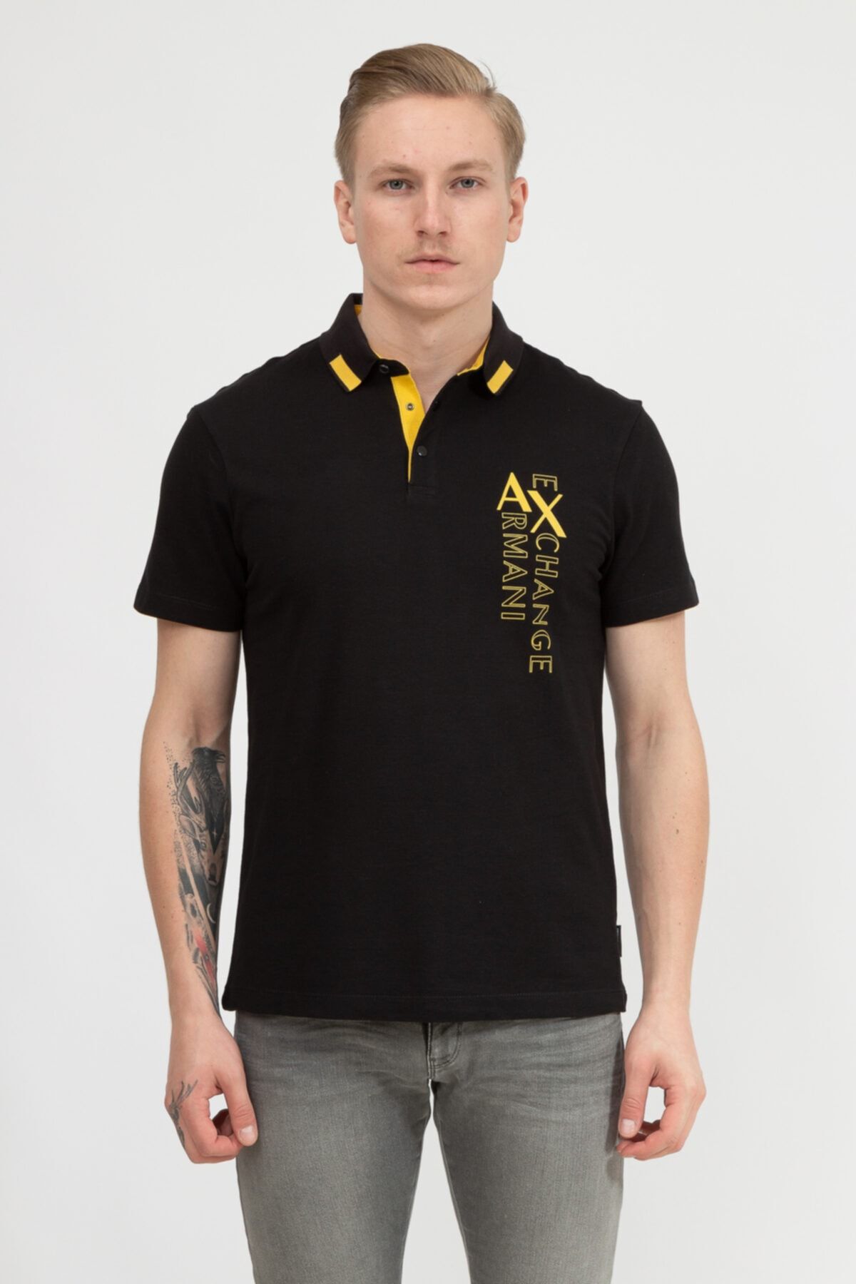 Armani Exchange Erkek Polo Yaka T-shirt6hzfahzj3nz