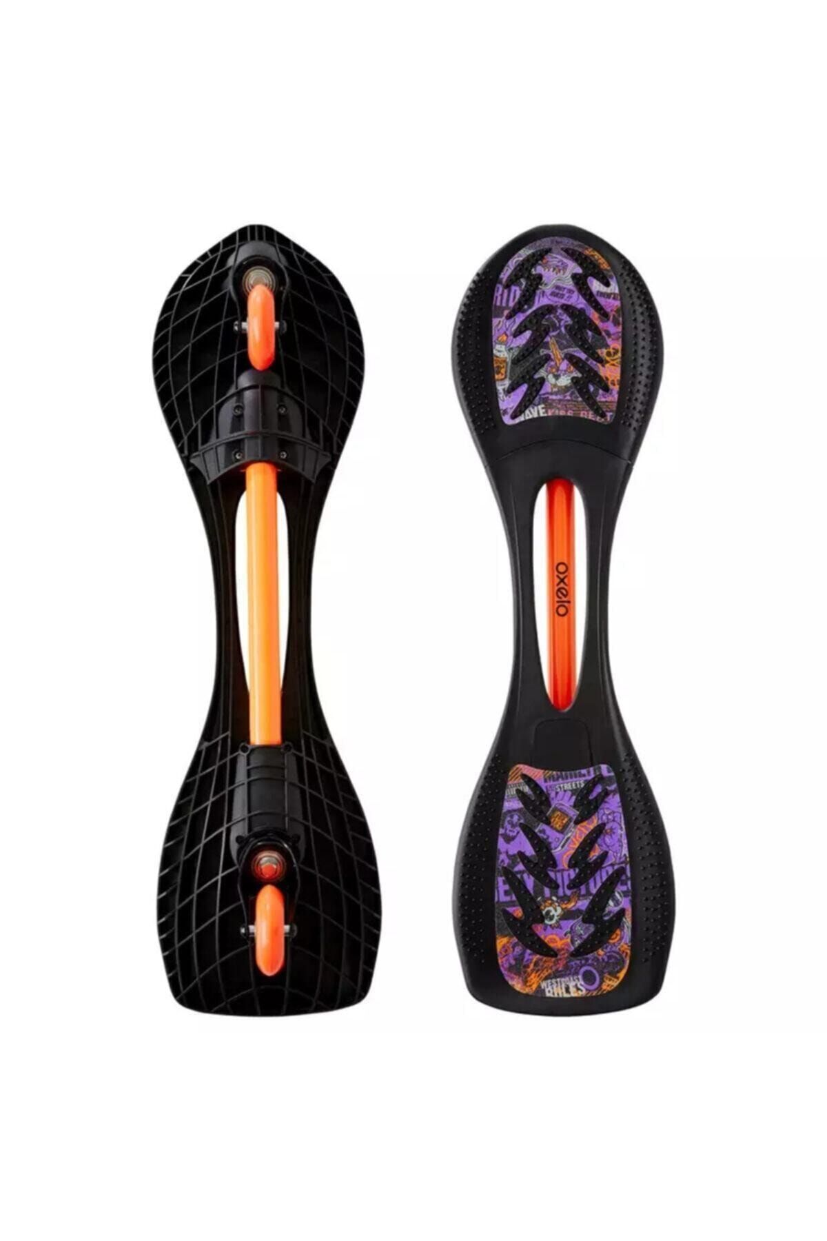 Wave Unisex Çocuk Siyah-mor Board Kaykay Oxeloboard Board 2 Tekerlekli Kaykay Wb120 Başlangıç  Kaykayı