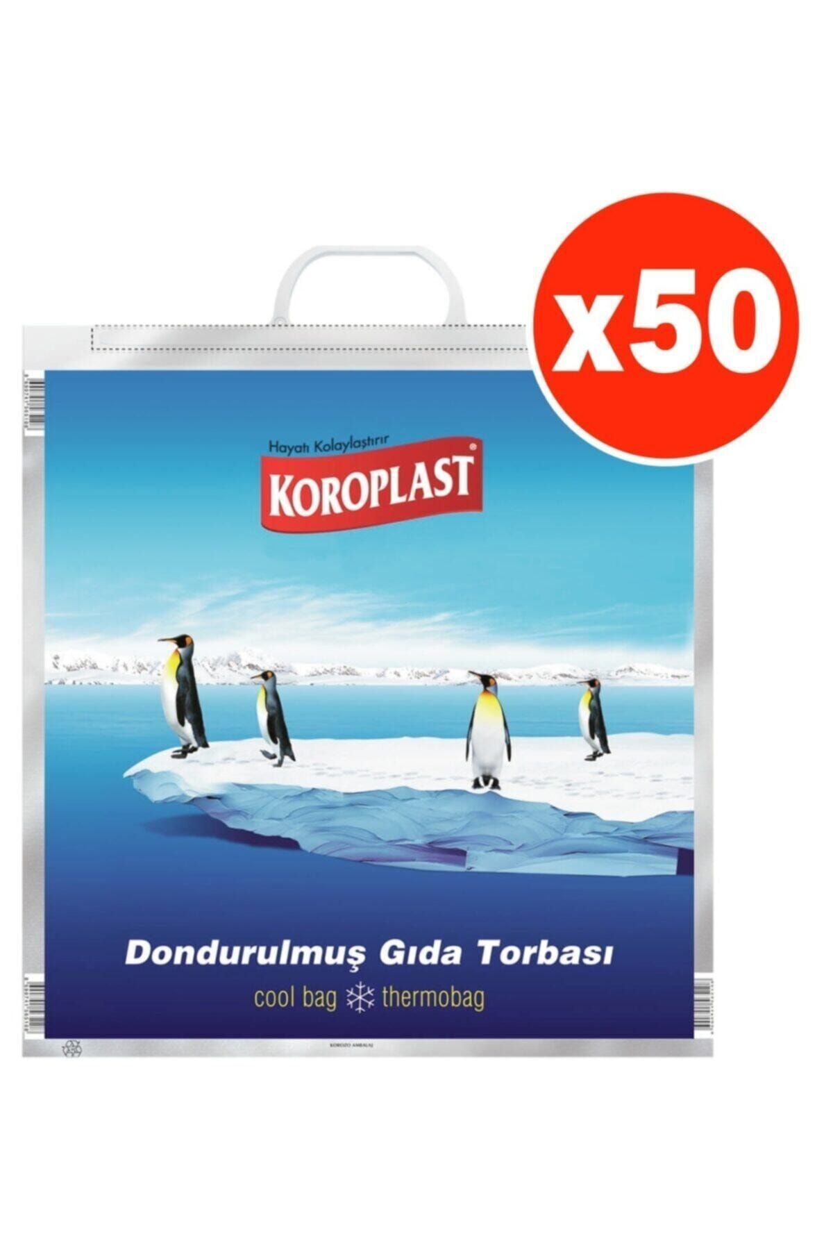 Koroplast Dondurulmuş Gıda Torbası X 50 Adet (50*52 CM)