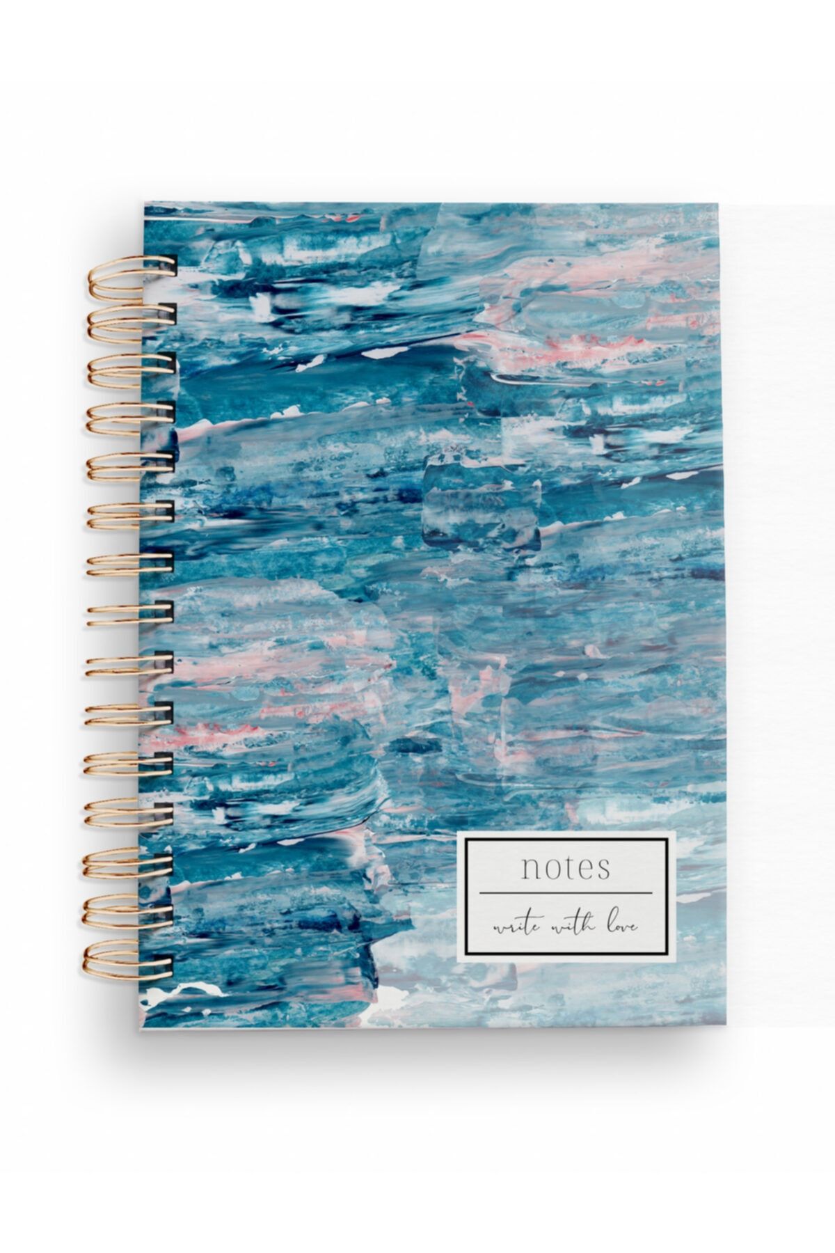 Yaris Note Brush Strokes Spiralli Not Defteri