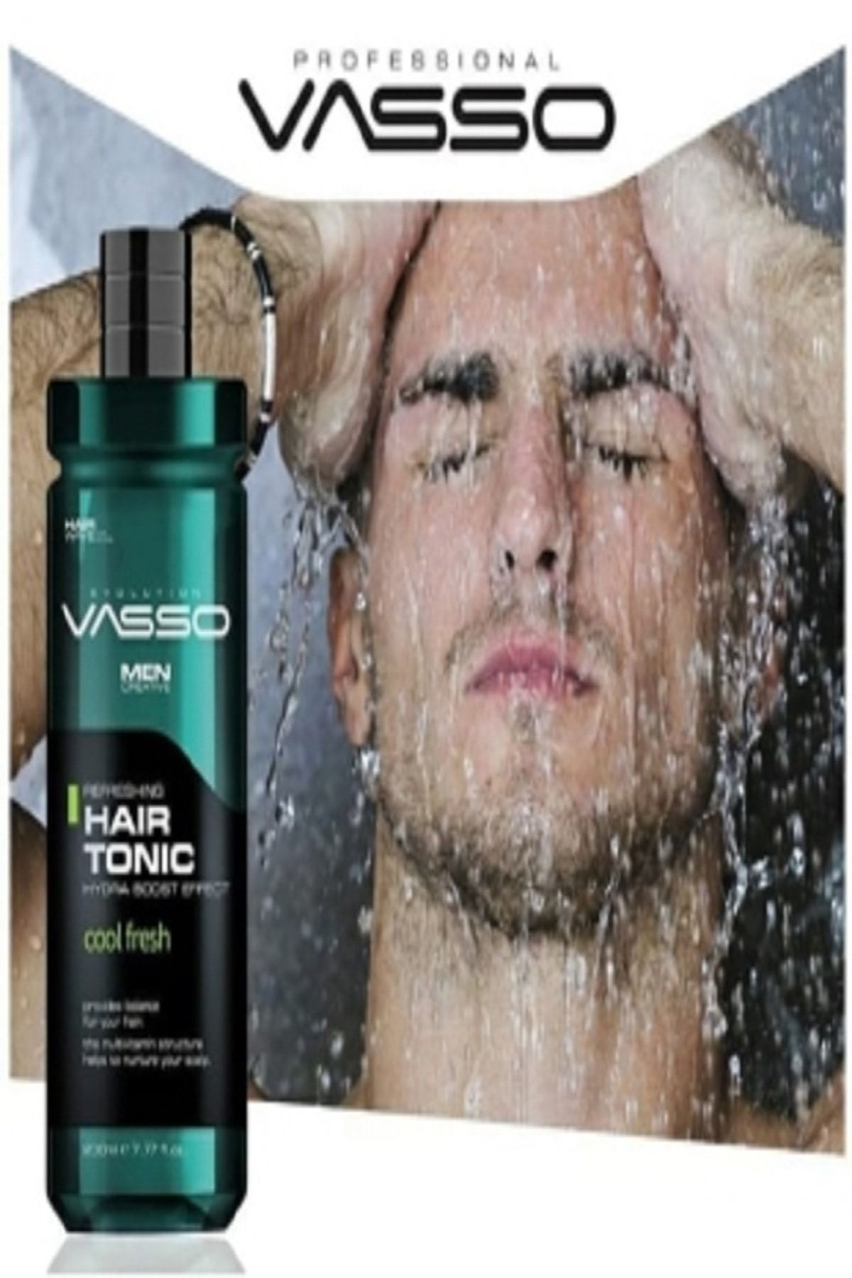 Vasso Men Mentol Ve Multivitaminli Ferahlatıcı Saç Toniği - Hair Tonic 260 ml