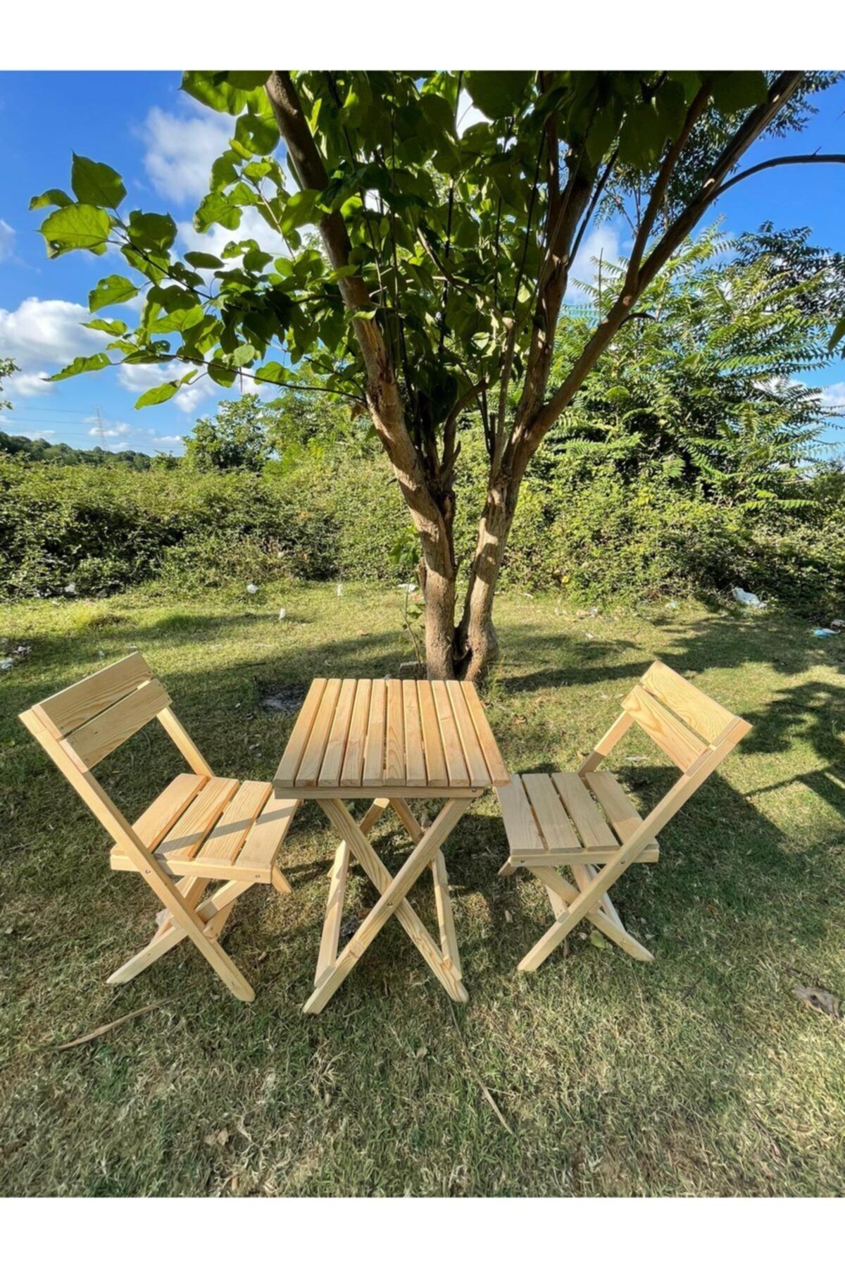 beynis life 4 Sandalyeli Bahçe Balkon Kamp Masa Seti