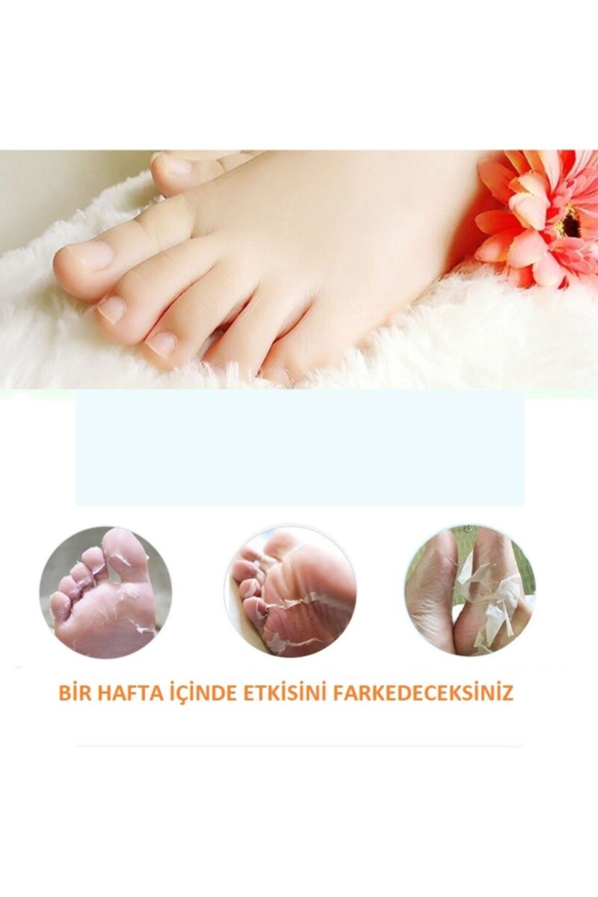 andela Ölü Deri Ve Çatlaklar Için Soyulabilen Ayak Peeling Maskesi-foot Peeling Mask