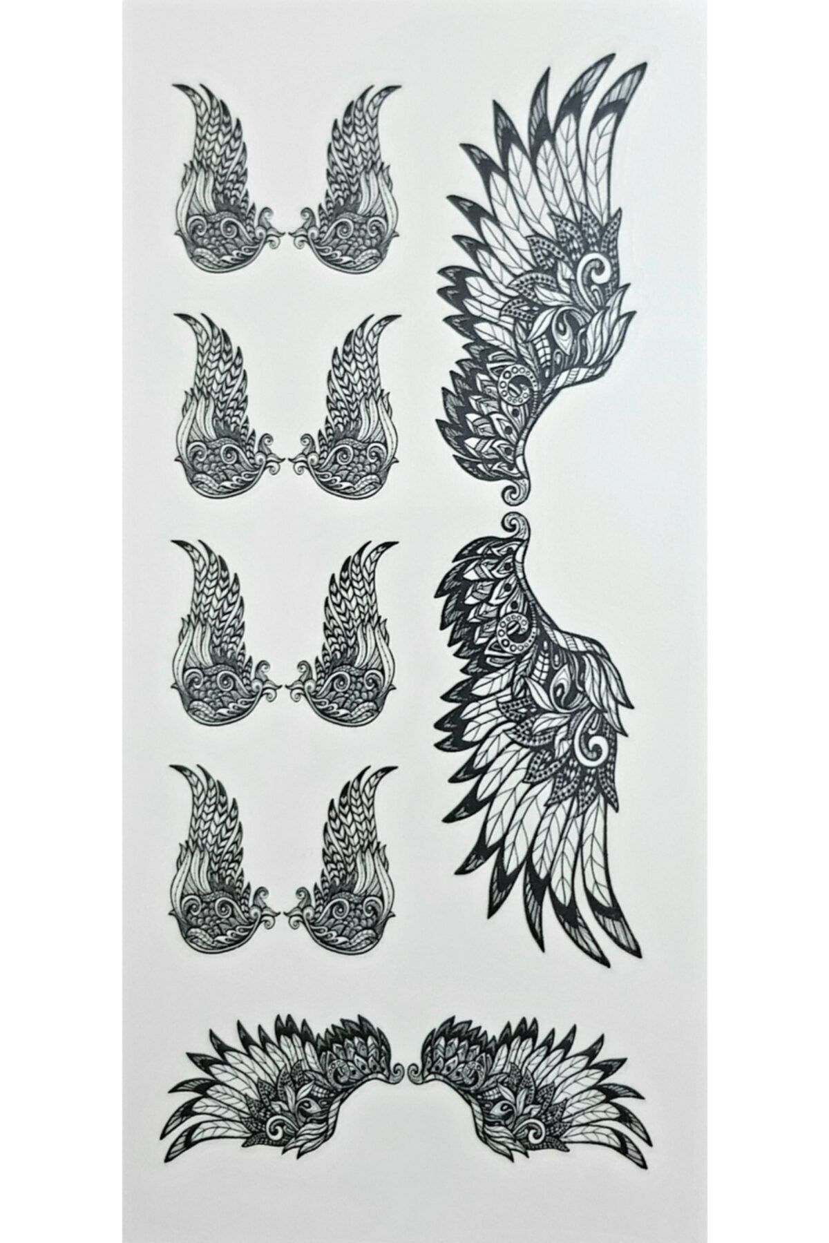 TATTOO TEMPORARY Queentrend Melek Kanadı Geçici Dövme