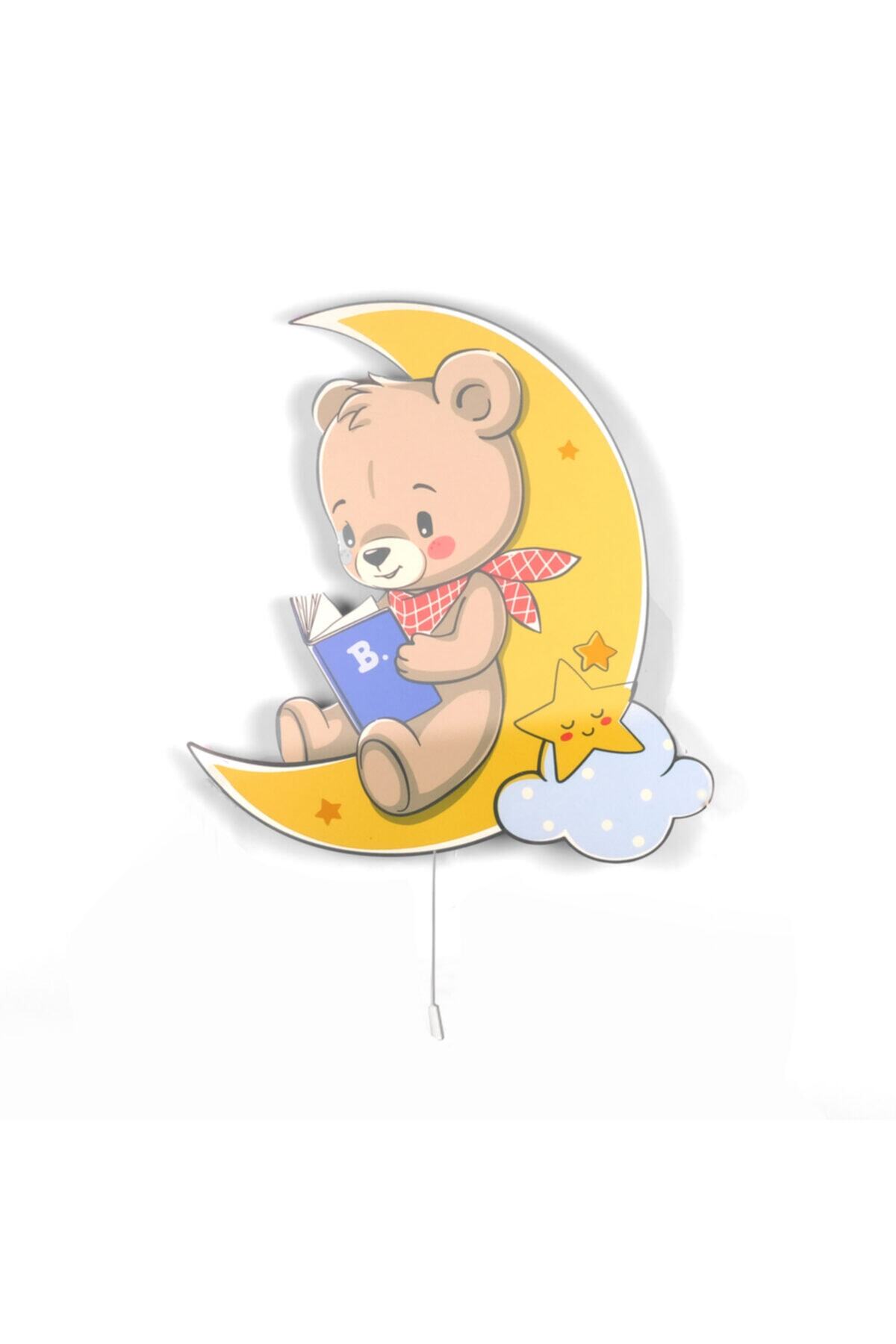 instababyrooms Ayda Oturan Ayı Aydınlatma
