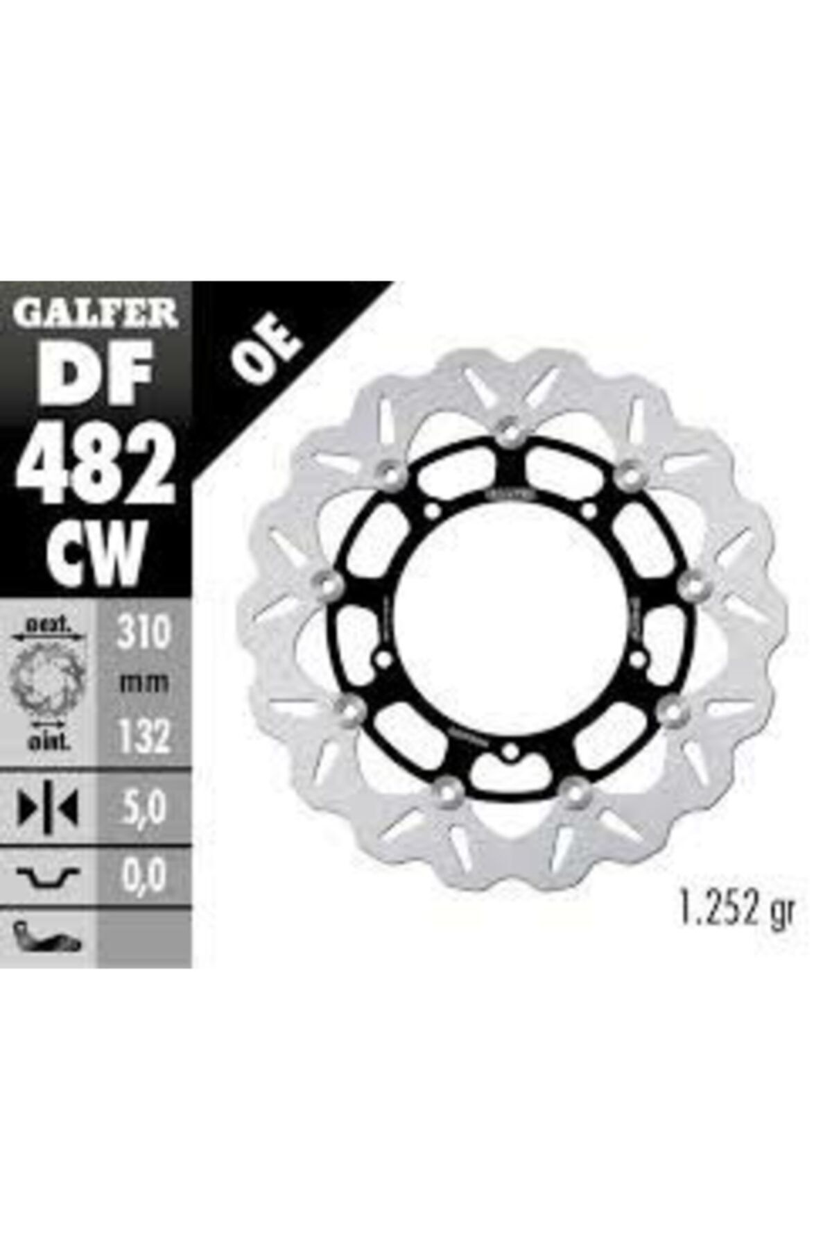 Galfer Yamaha Fazer 8 Df482cw Ön Disk 2010-