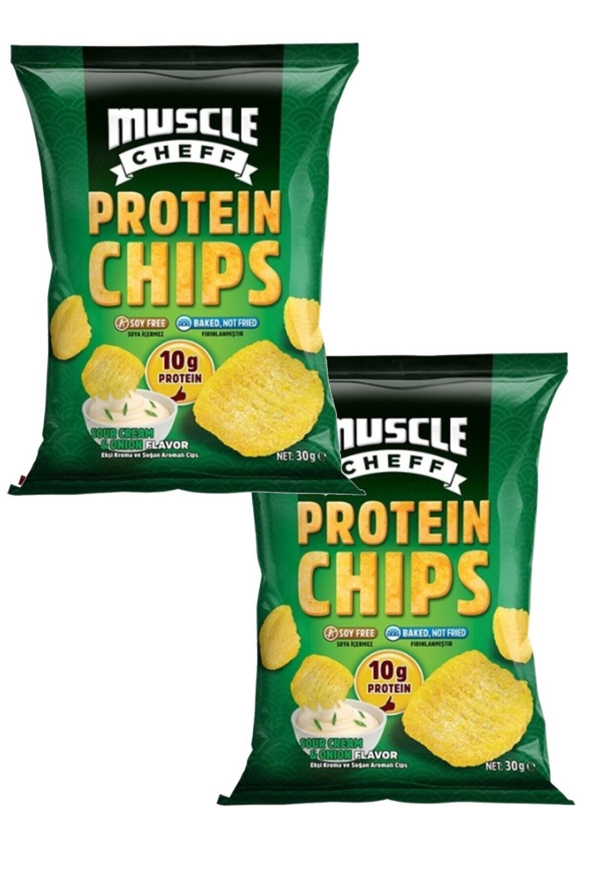 MUSCLE CHEFF Protein Chips Soğan Ekşi Krema 30 Gr / 2' Li Paket