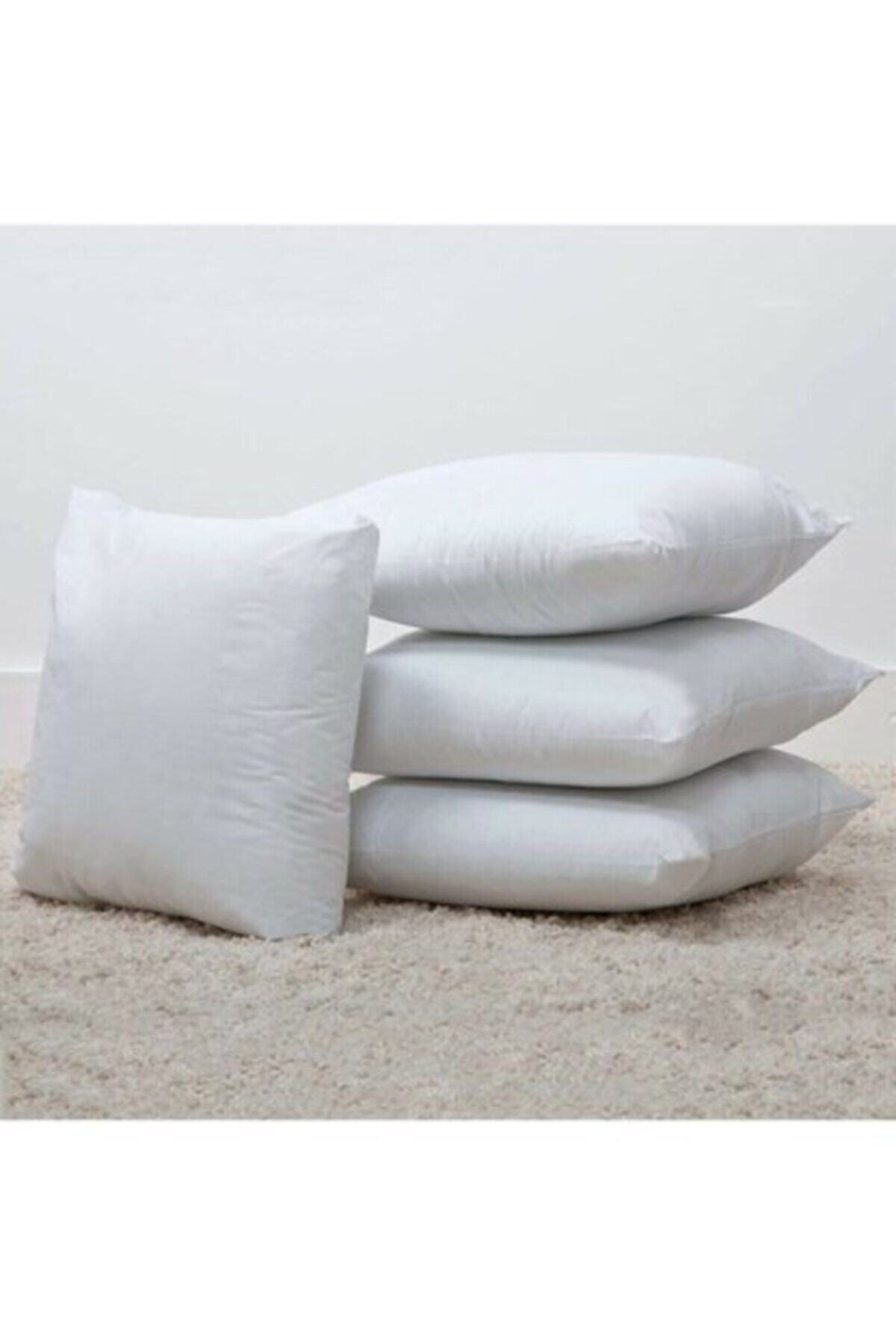 bdtasarım 4 Lü %100 Silikonlu Kırlent Iç Yastık Seti 45x45cm 400gr