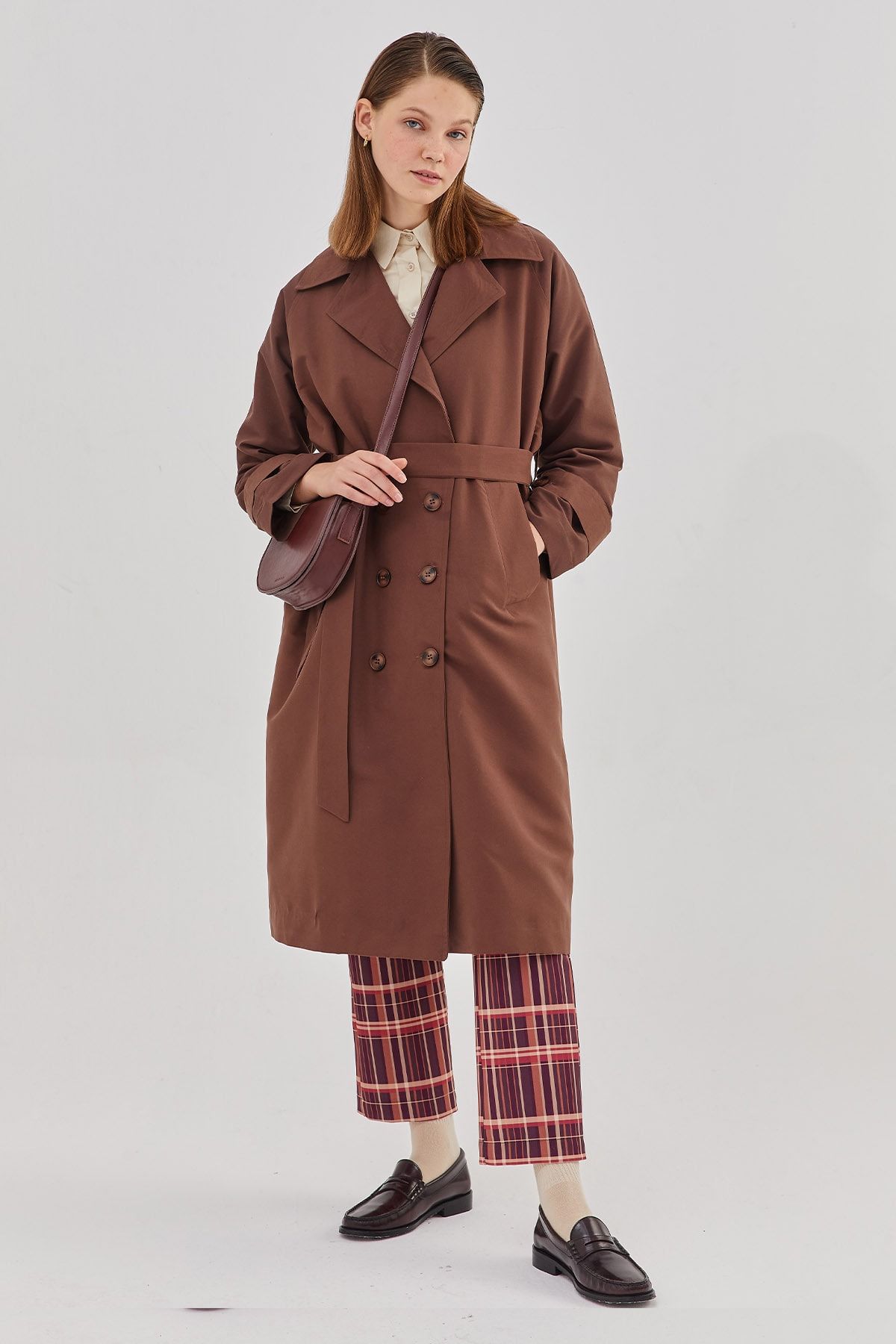 Hooopstore Classıc Trençkot - Kahve