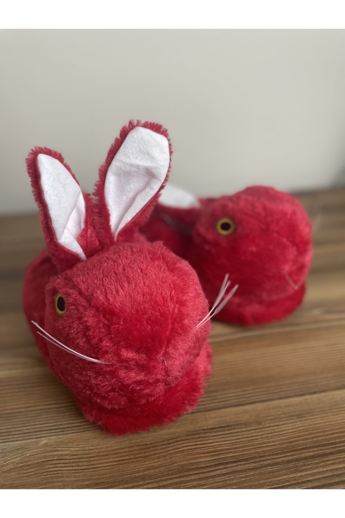 PABUŞ STORE Kırmızı Tqvşqn Peluş Ev Pandufu